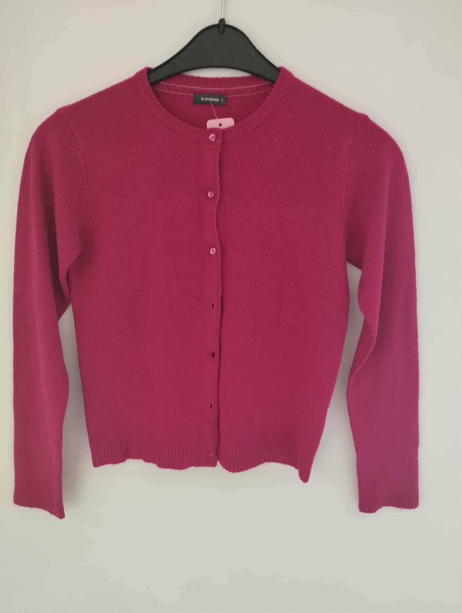Gilet Rose Fuchsia "In Extenso" 14 Ans