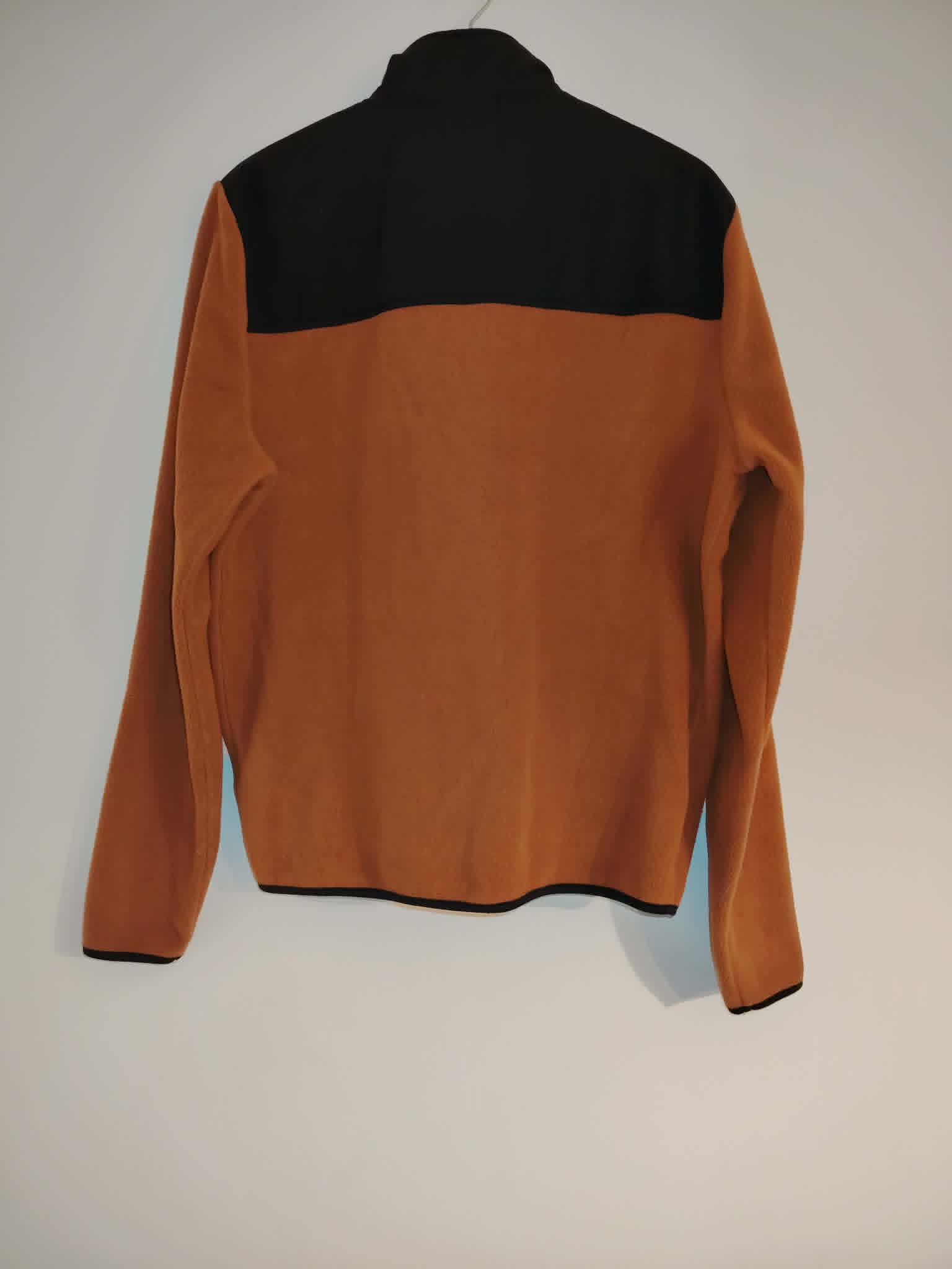 Polaire Bicolore Moutarde et Noir "Gémo" 36/S