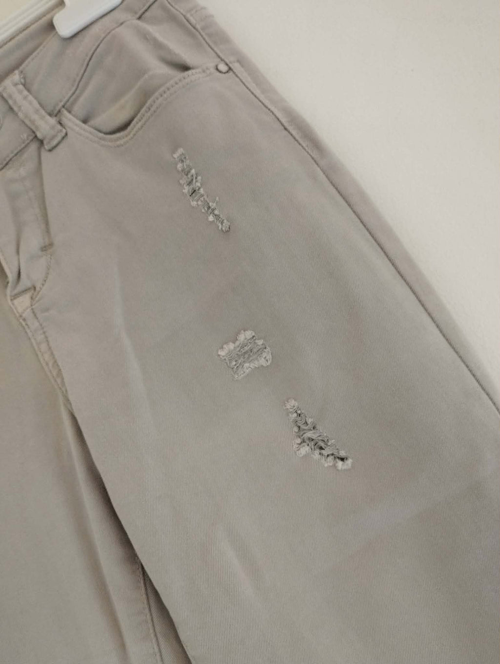 Jean Slim Gris "Cache Cache" Taille 34/XS