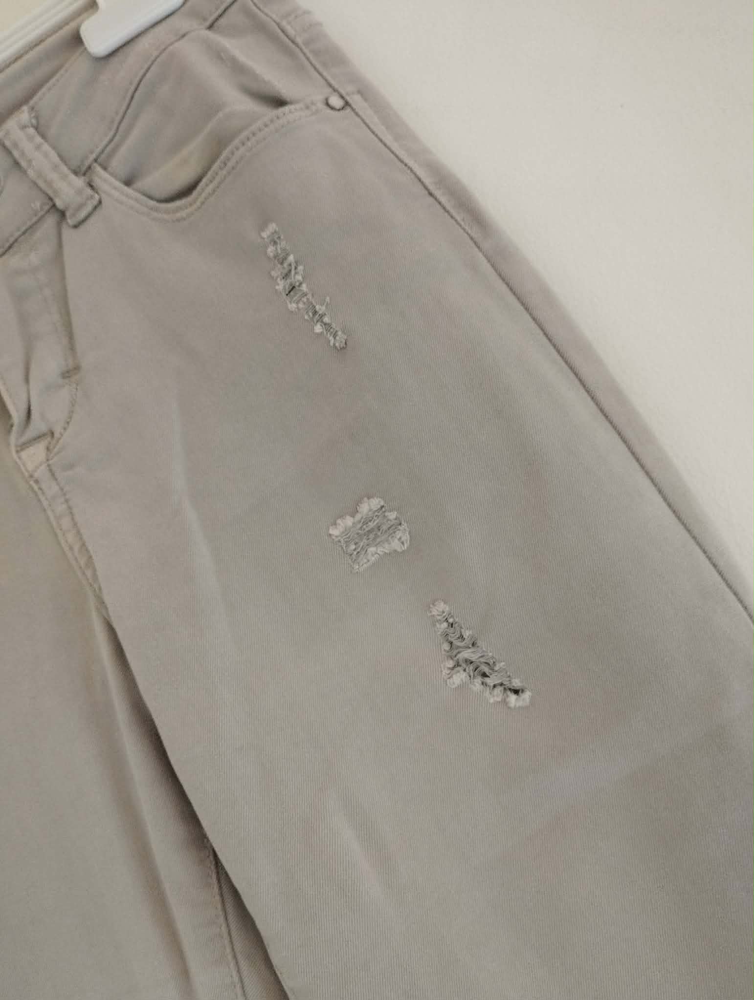 Jean Slim Gris "Cache Cache" Taille 34/XS