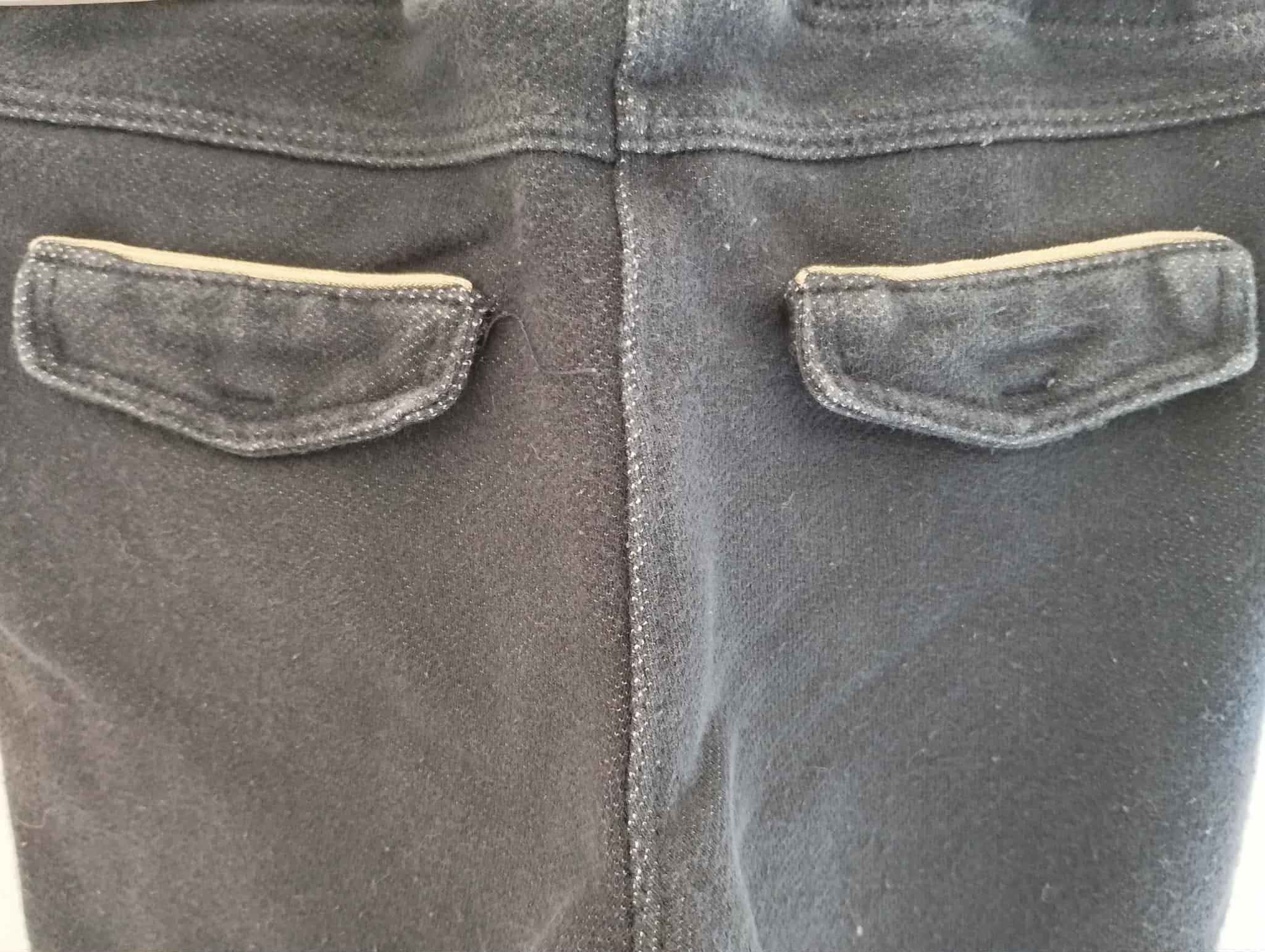 Jogging Basic Bleu Marine "Grain de Blé" 12 Mois