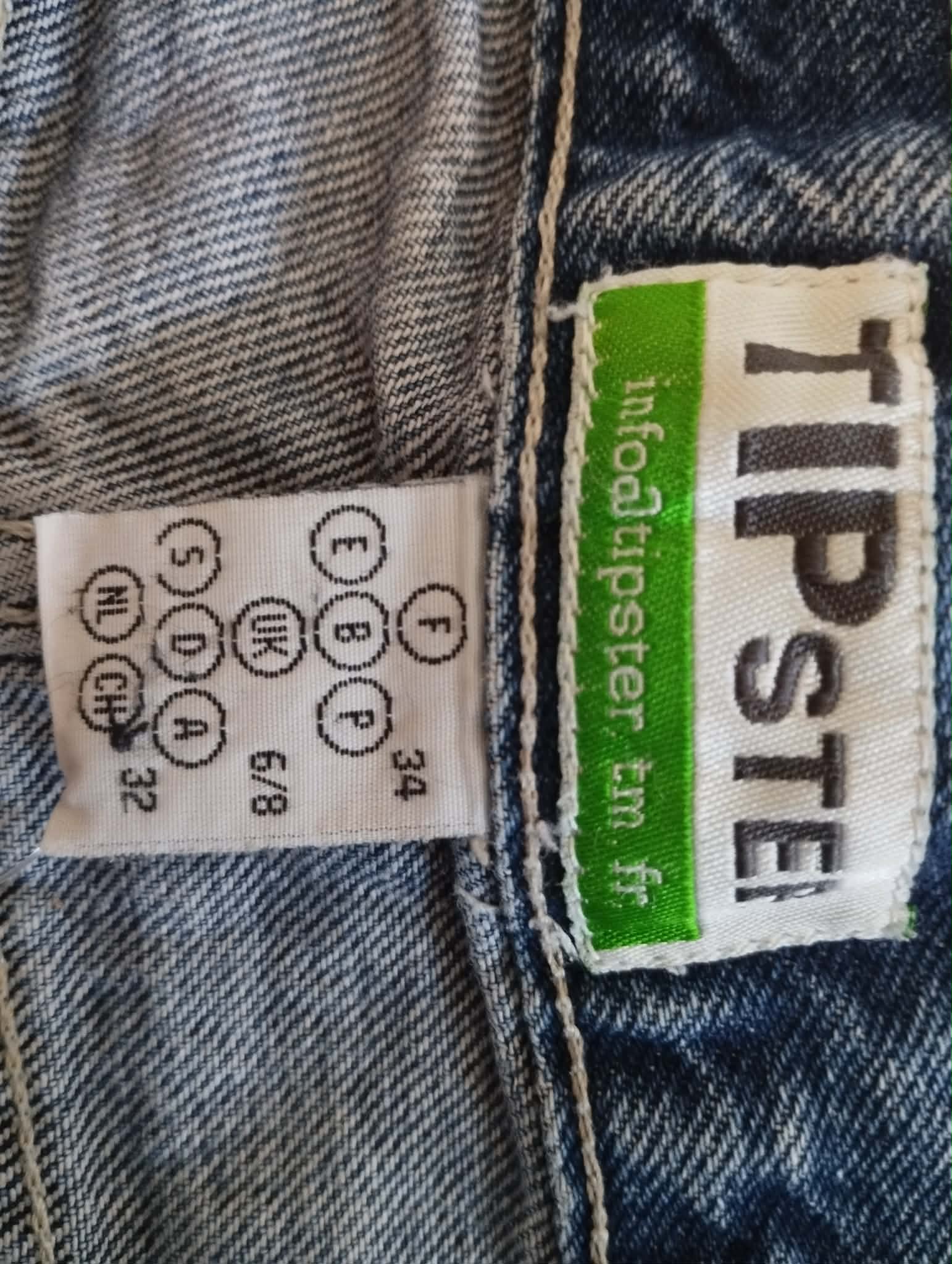 Jean Droit "TIPstep" Taille34/XS