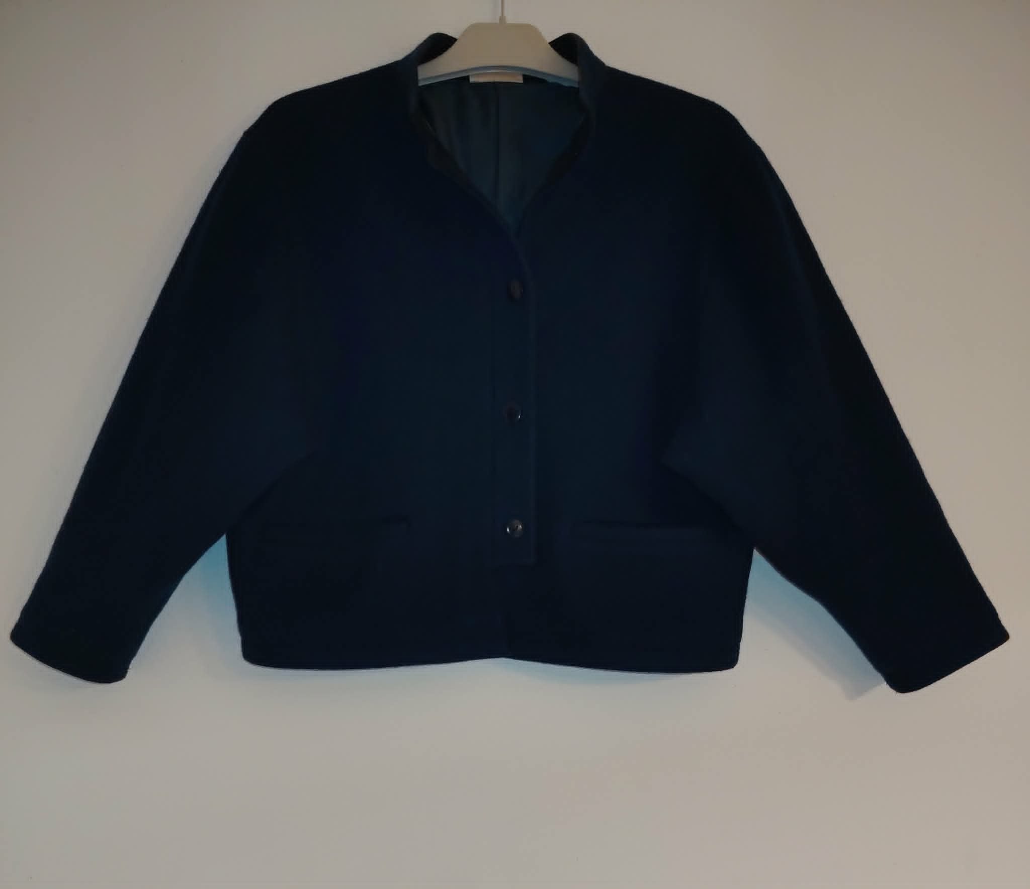 Veste Manches Longues Bleu Marine Vintage " Anastasia" ( François Vianney ) 36/S