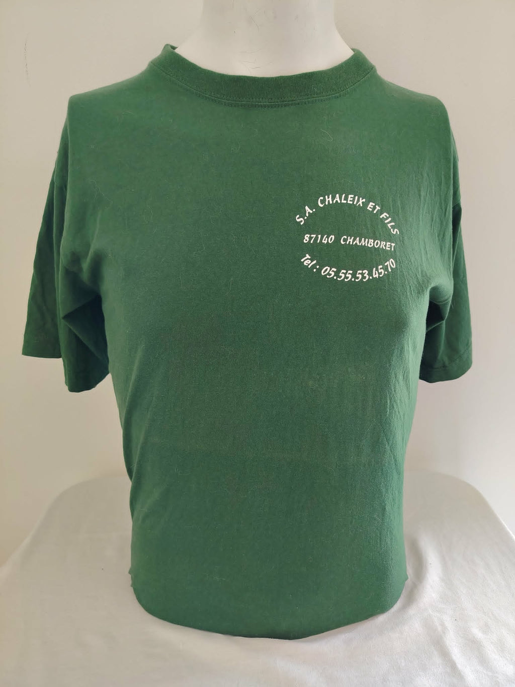 Tee-Shirt Vert à Manches Courtes "Champion" 40/M