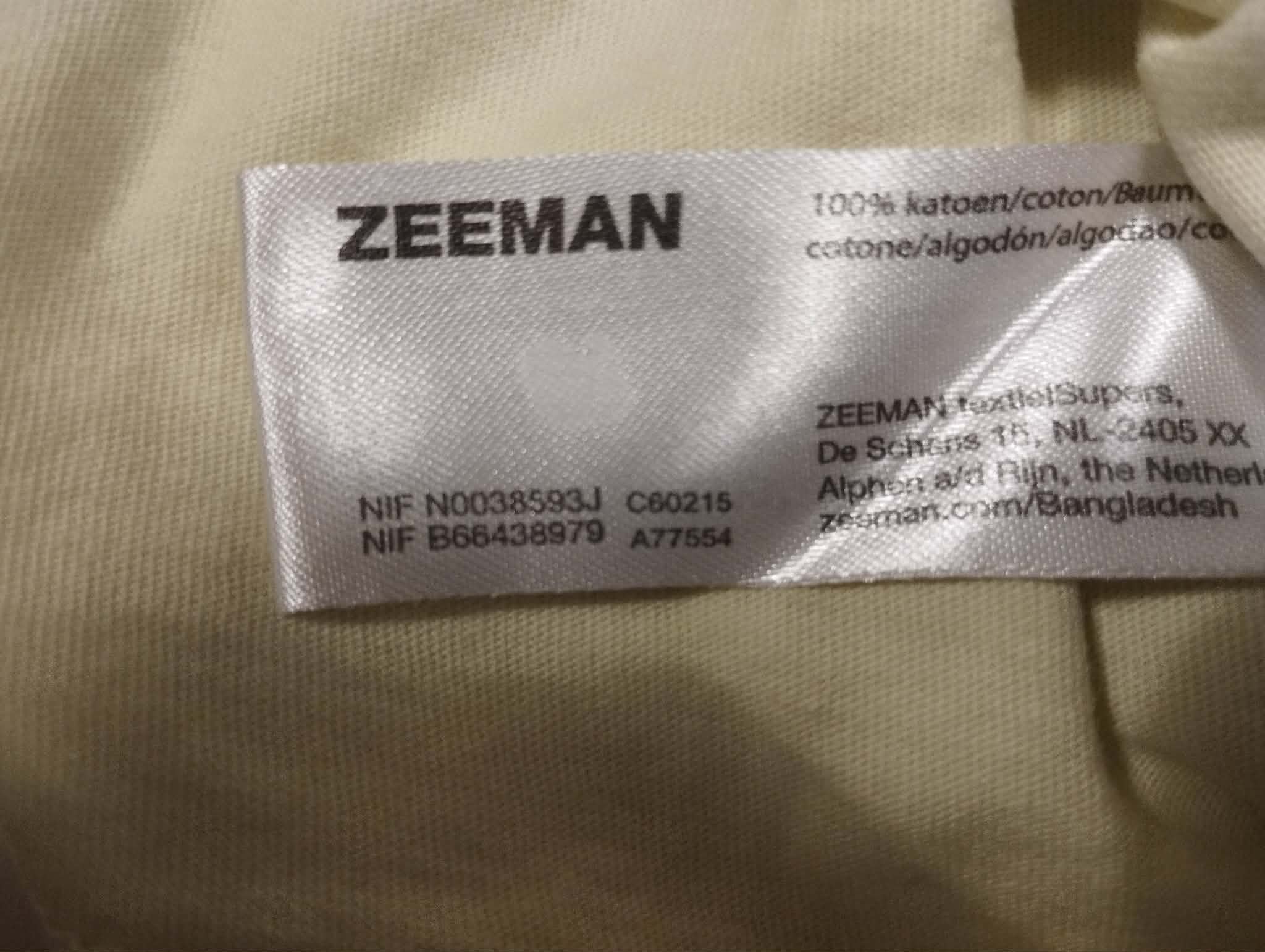 Tee-Shirt Manches Courtes "Zeeman" 5/6 Ans