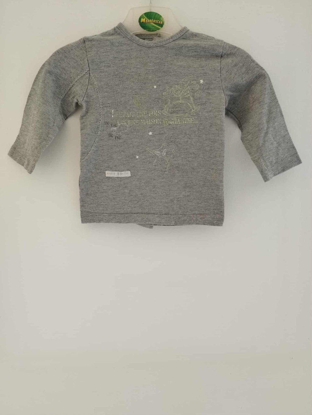 Tee-Shirt Manches Longues "Kiabi" 12 Mois