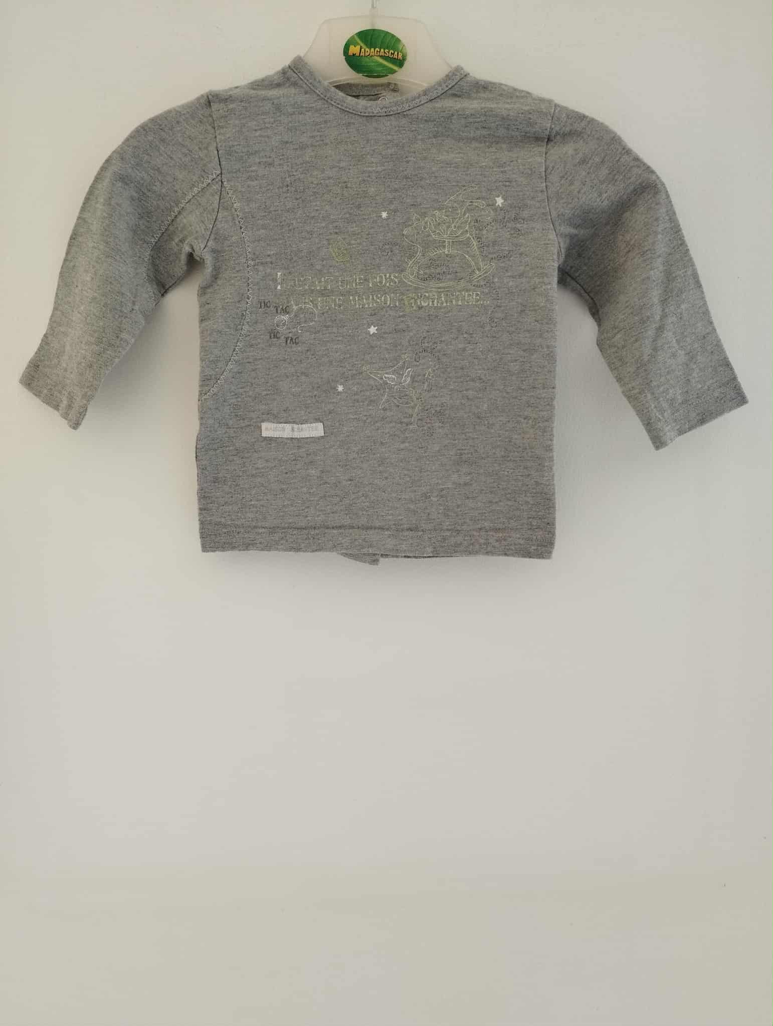 Tee-Shirt Manches Longues "Kiabi" 12 Mois