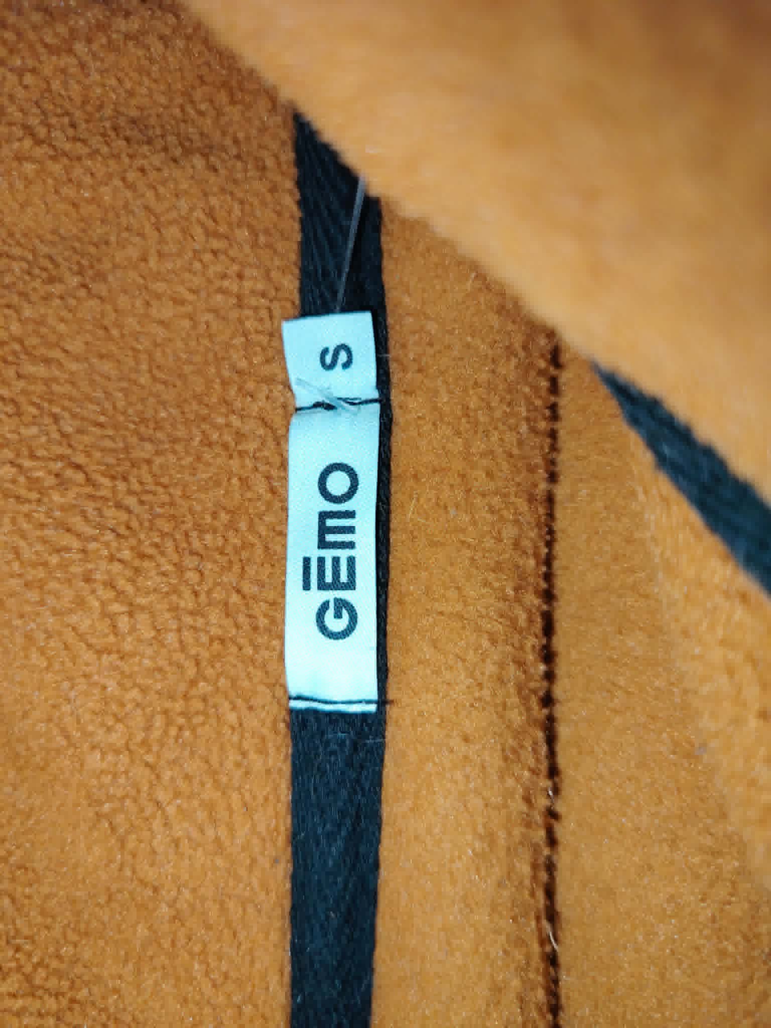 Polaire Bicolore Moutarde et Noir "Gémo" 36/S