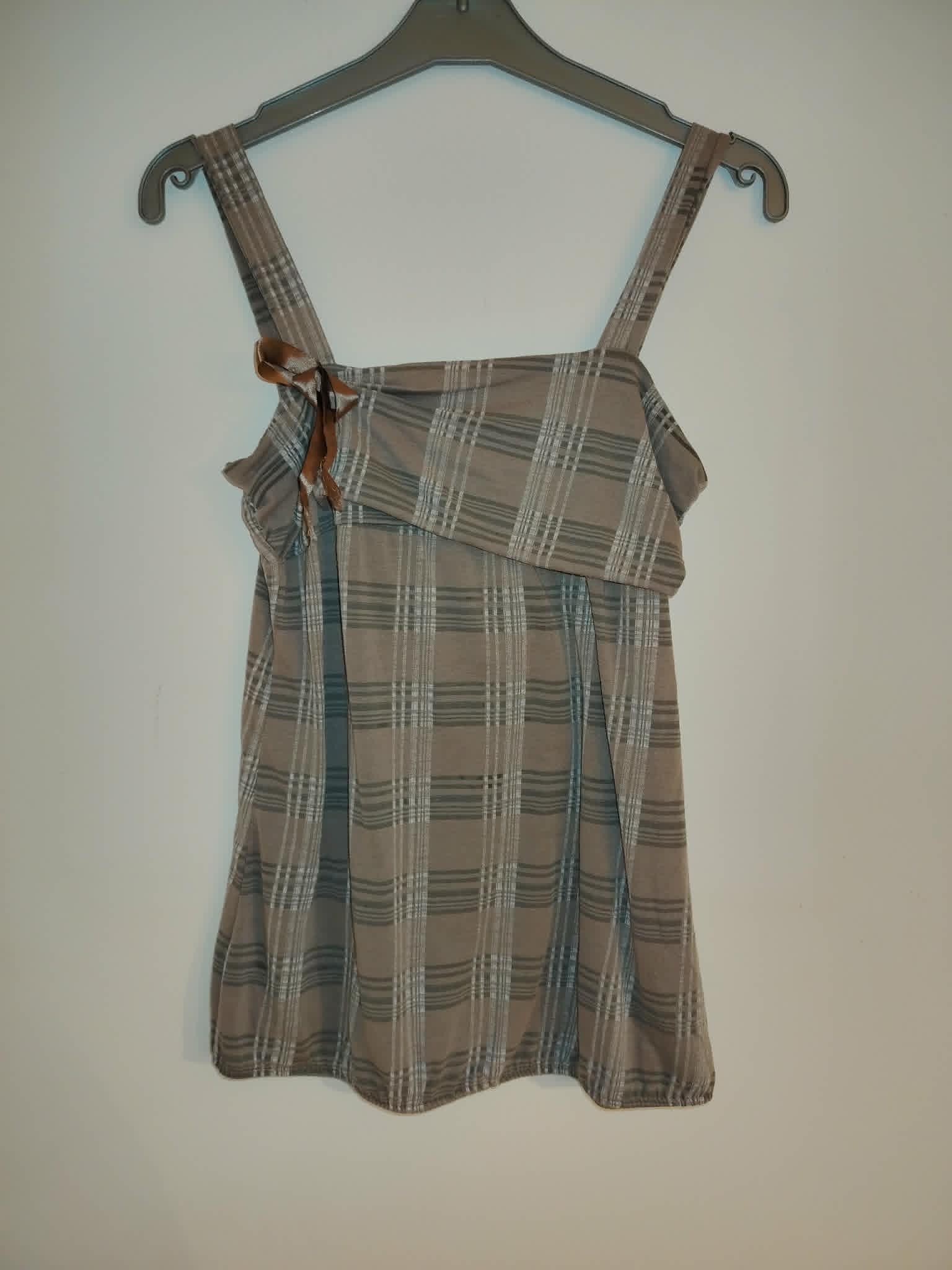 Débardeur Asymétrique Marron Clair 10 Ans
