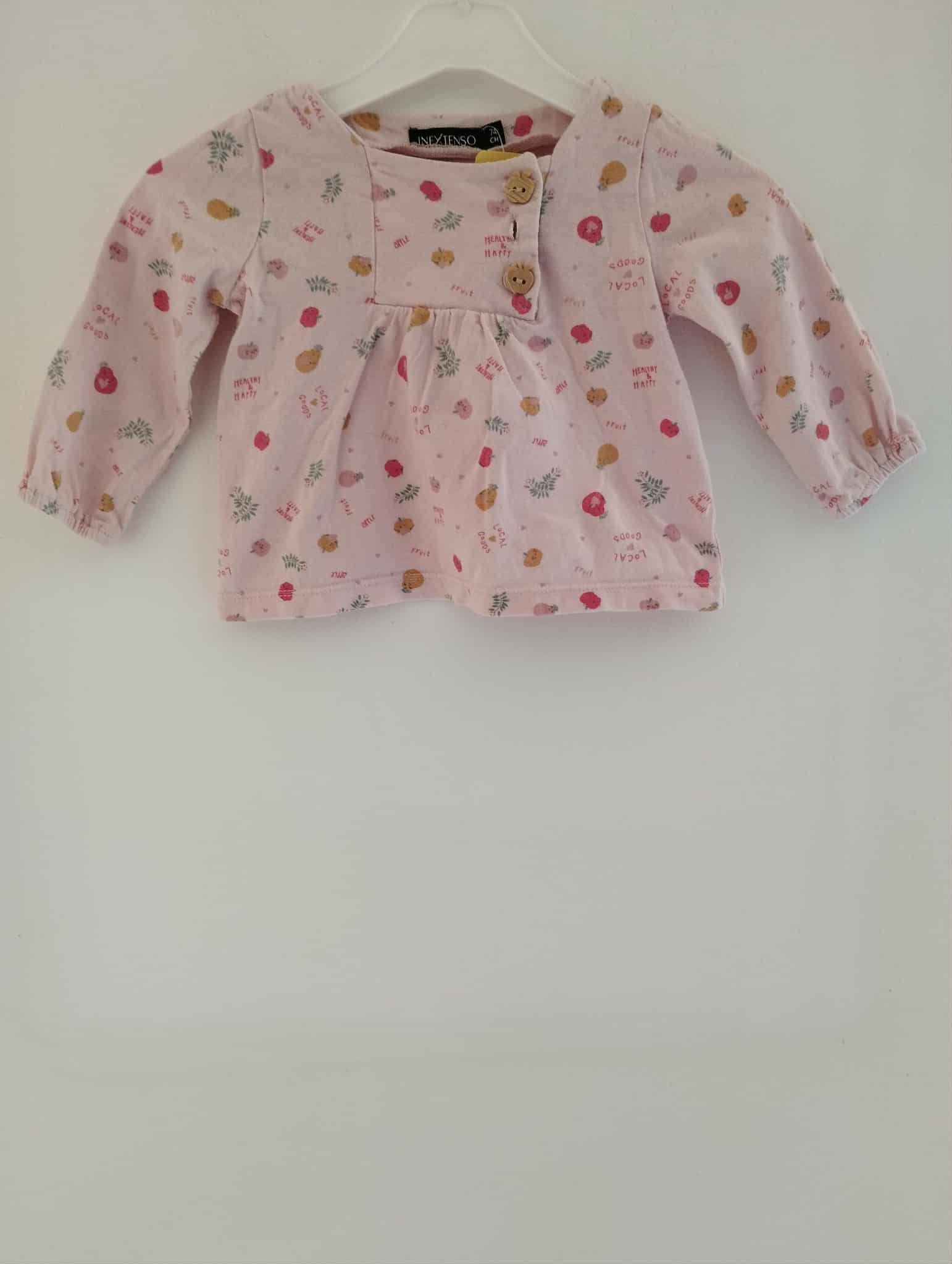 Tee-Shirt Manches Longues "In Extenso" 12 Mois