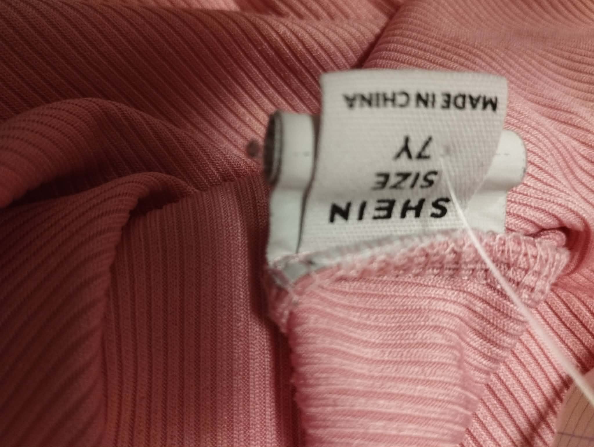Robe Manches Courtes "Shein" 7 Ans