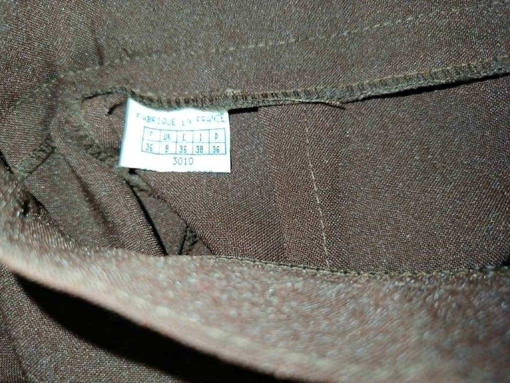 Jupe Crayon Bordeaux Vintage 36/S