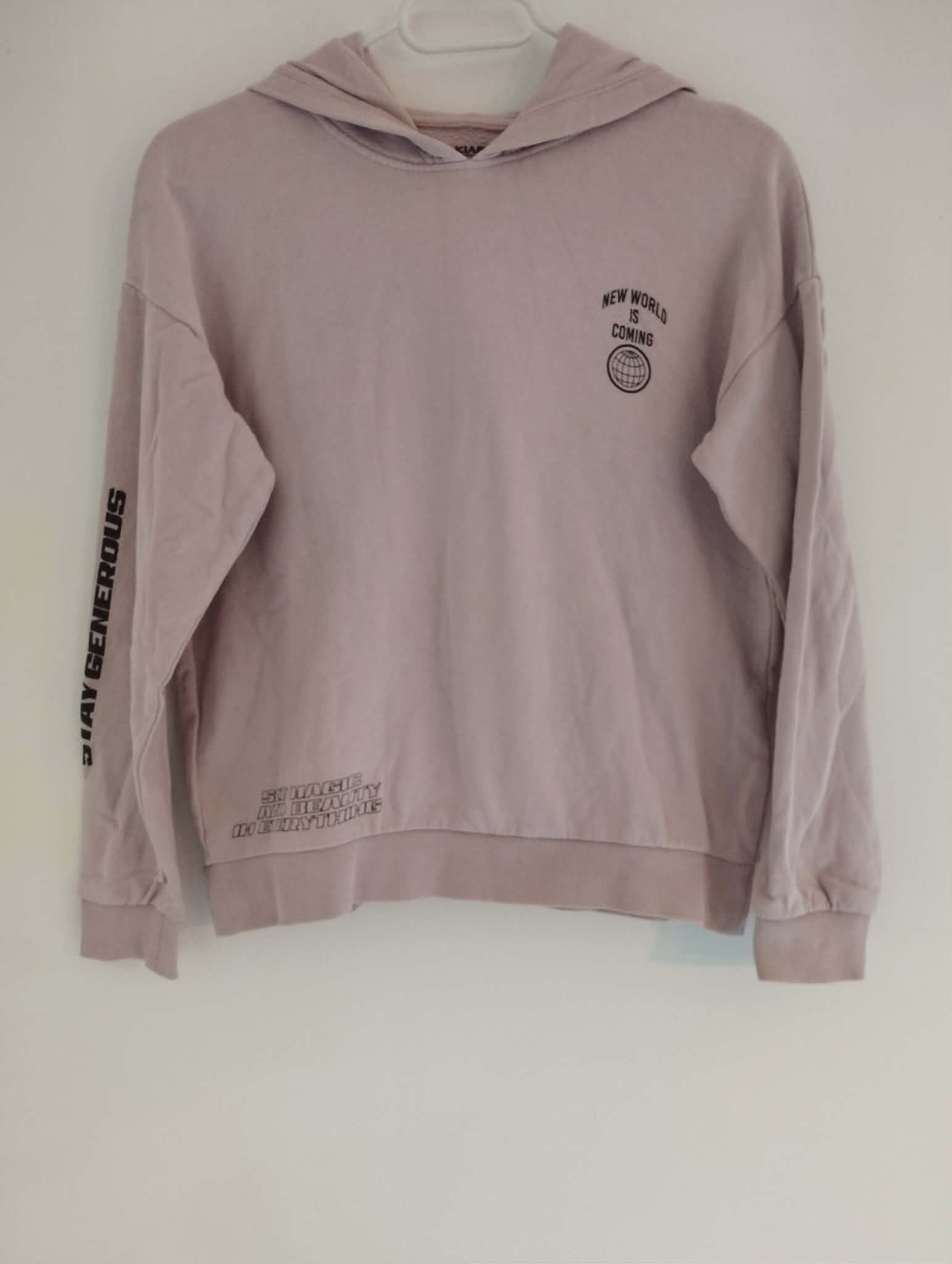 Sweat Capuche Rose Pastel "Kiabi" Taille 34/XS