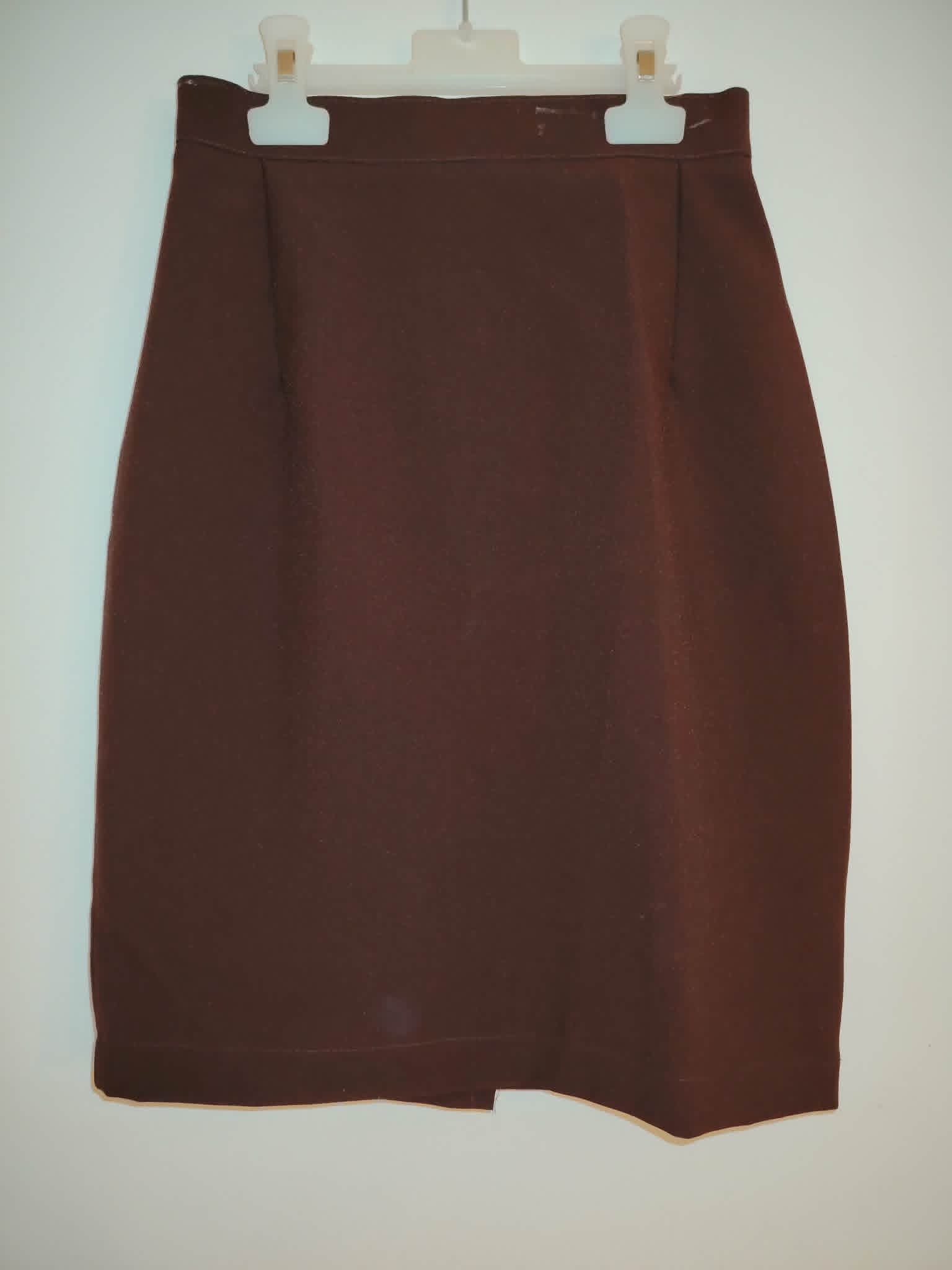 Jupe Crayon Bordeaux Vintage 36/S