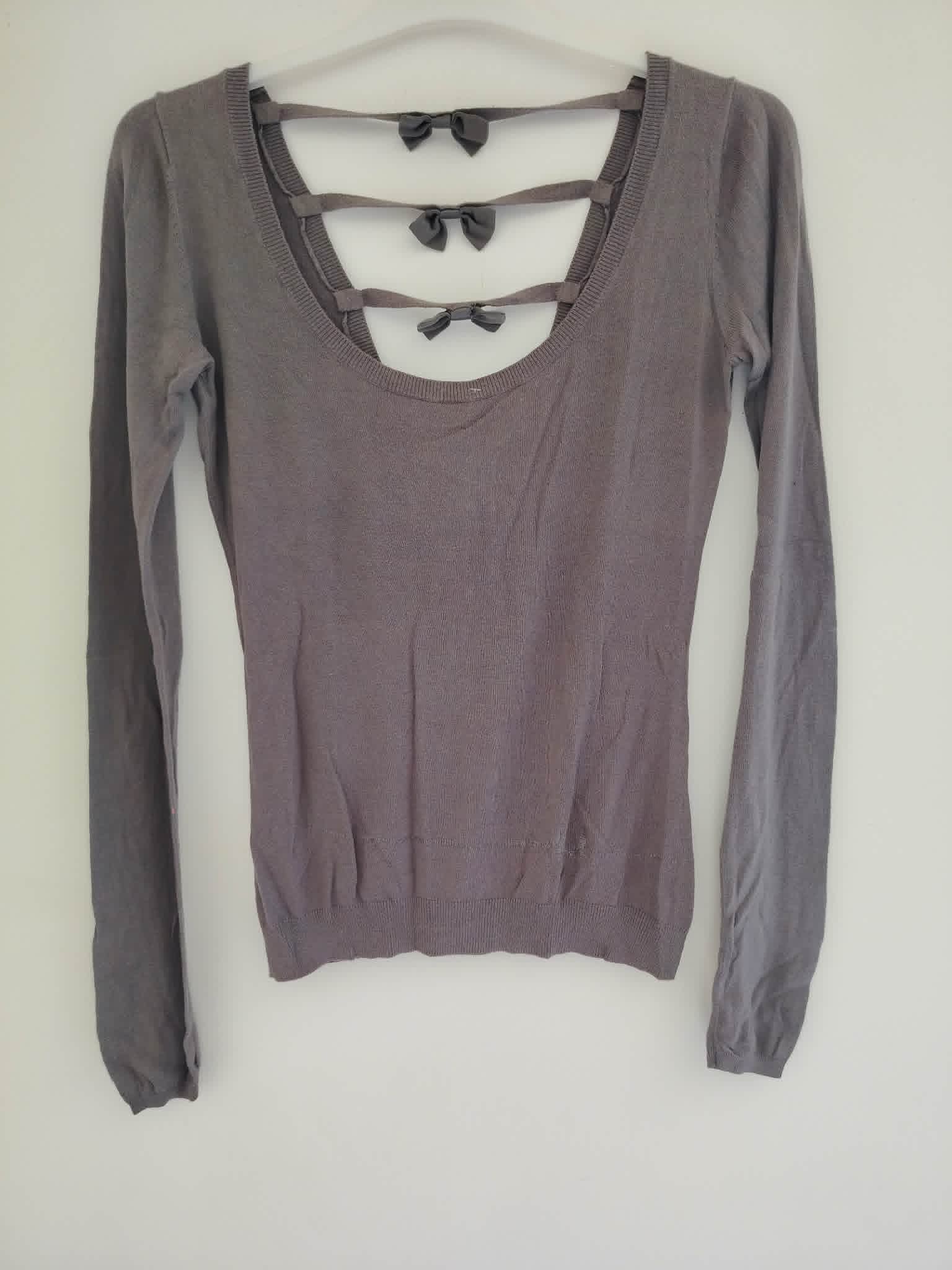 Tee-Shirt Manches Longues Marron Clair S/M