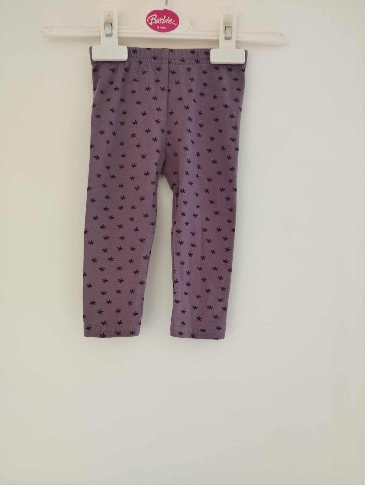 Legging Violet 12 Mois