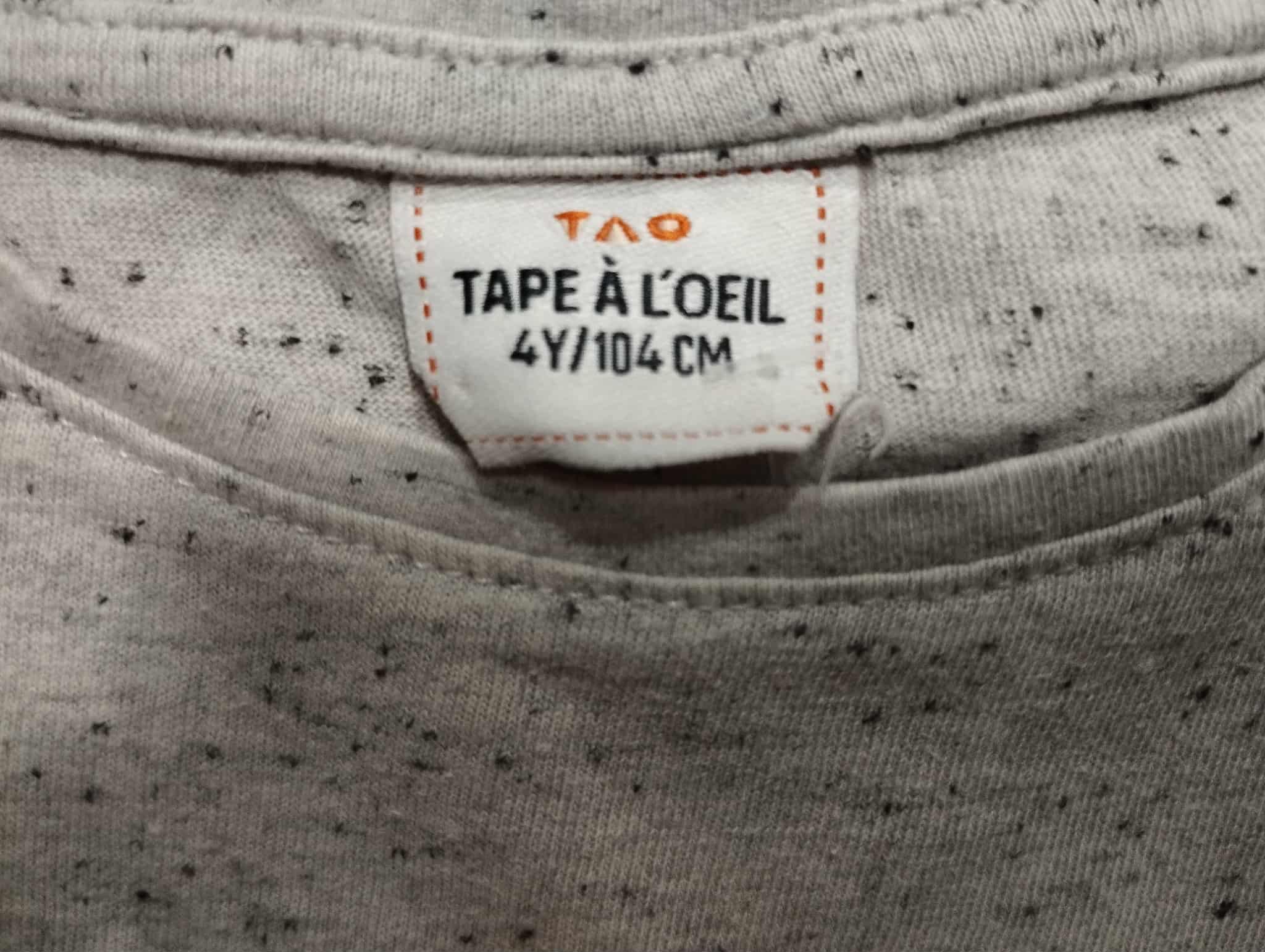 Tee-Shirt Manches Longues "Tape à L'oeil" 4 Ans