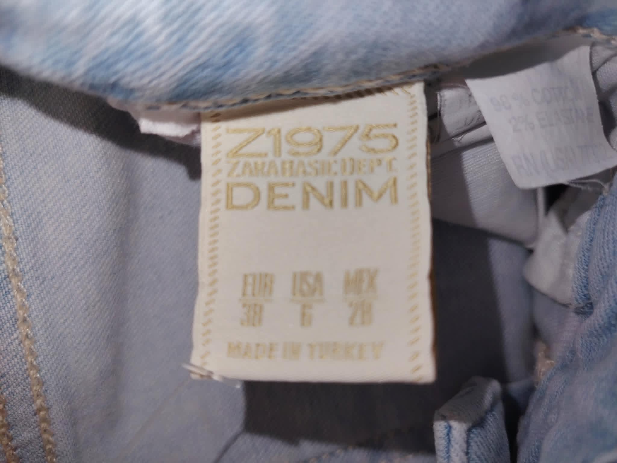 Jean Slim Bleu Clair "Zara" 38/M