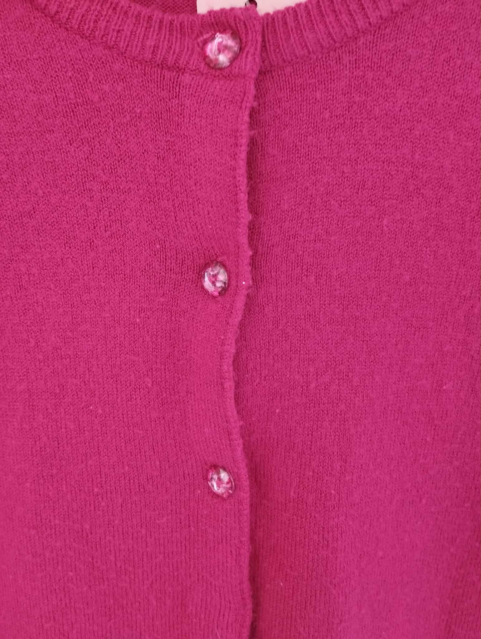 Gilet Rose Fuchsia "In Extenso" 14 Ans