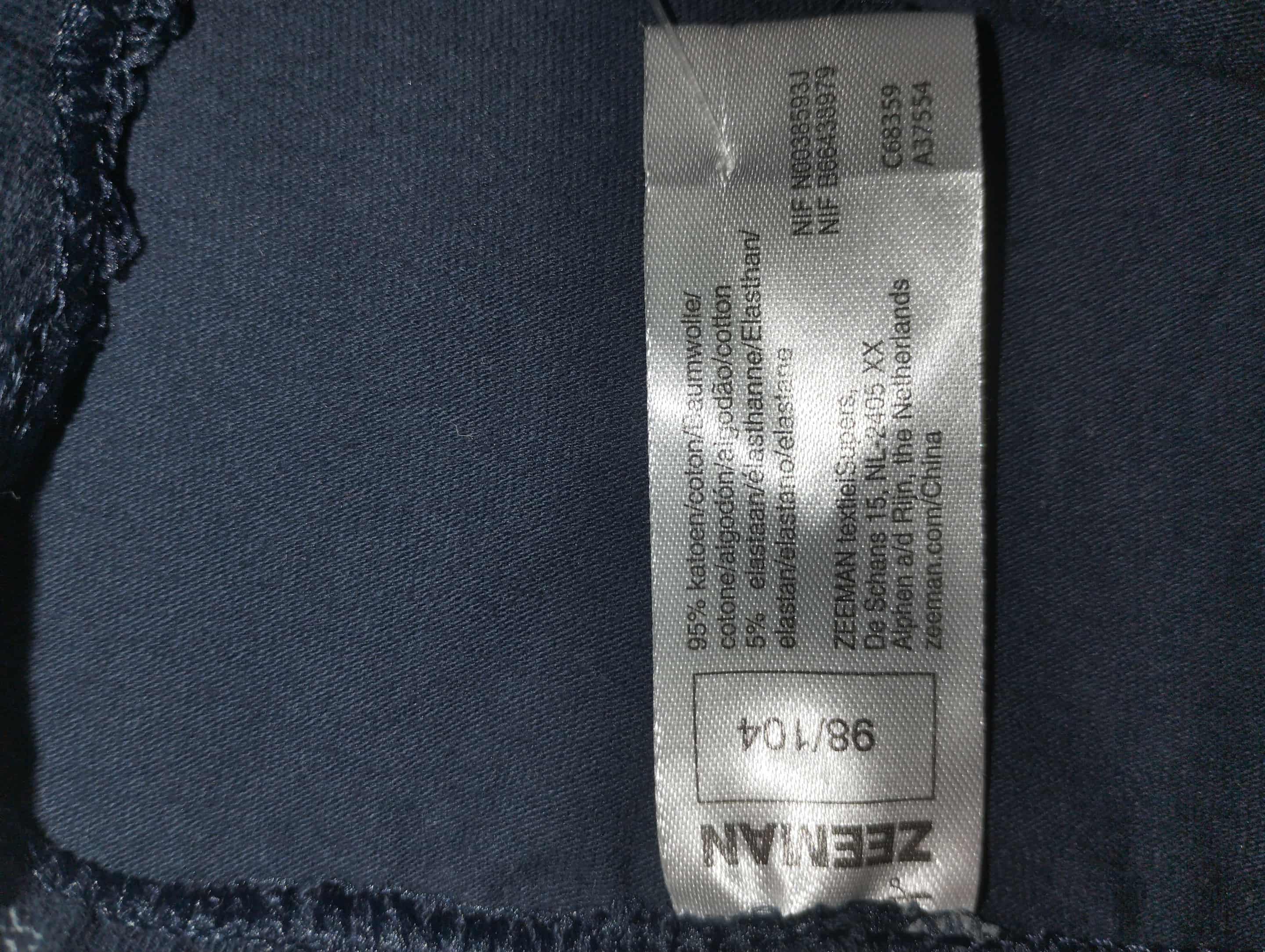 Legging Pantacourt "Zeeman" 4 Ans
