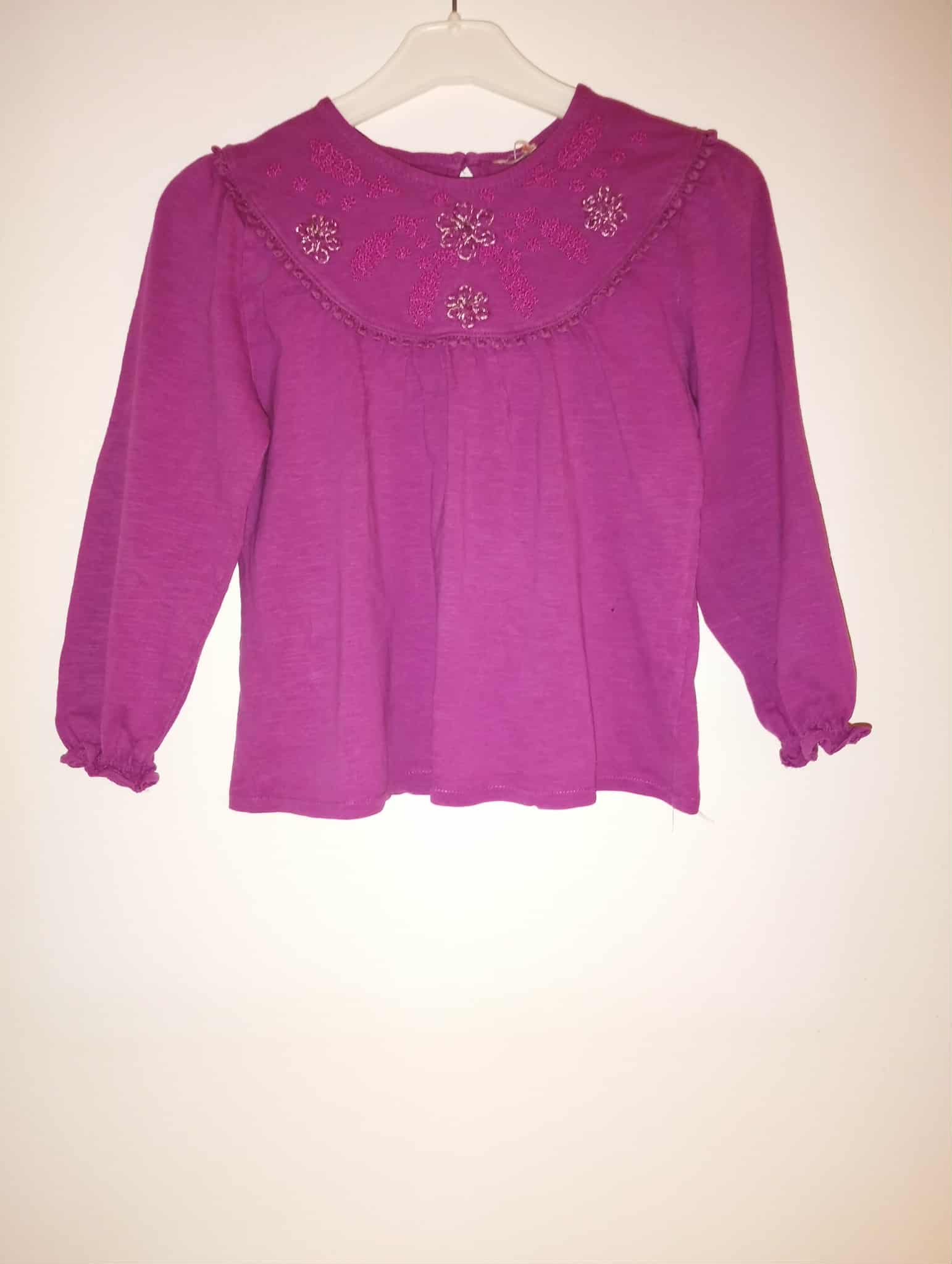 Blouse Fuchsia 4 Ans