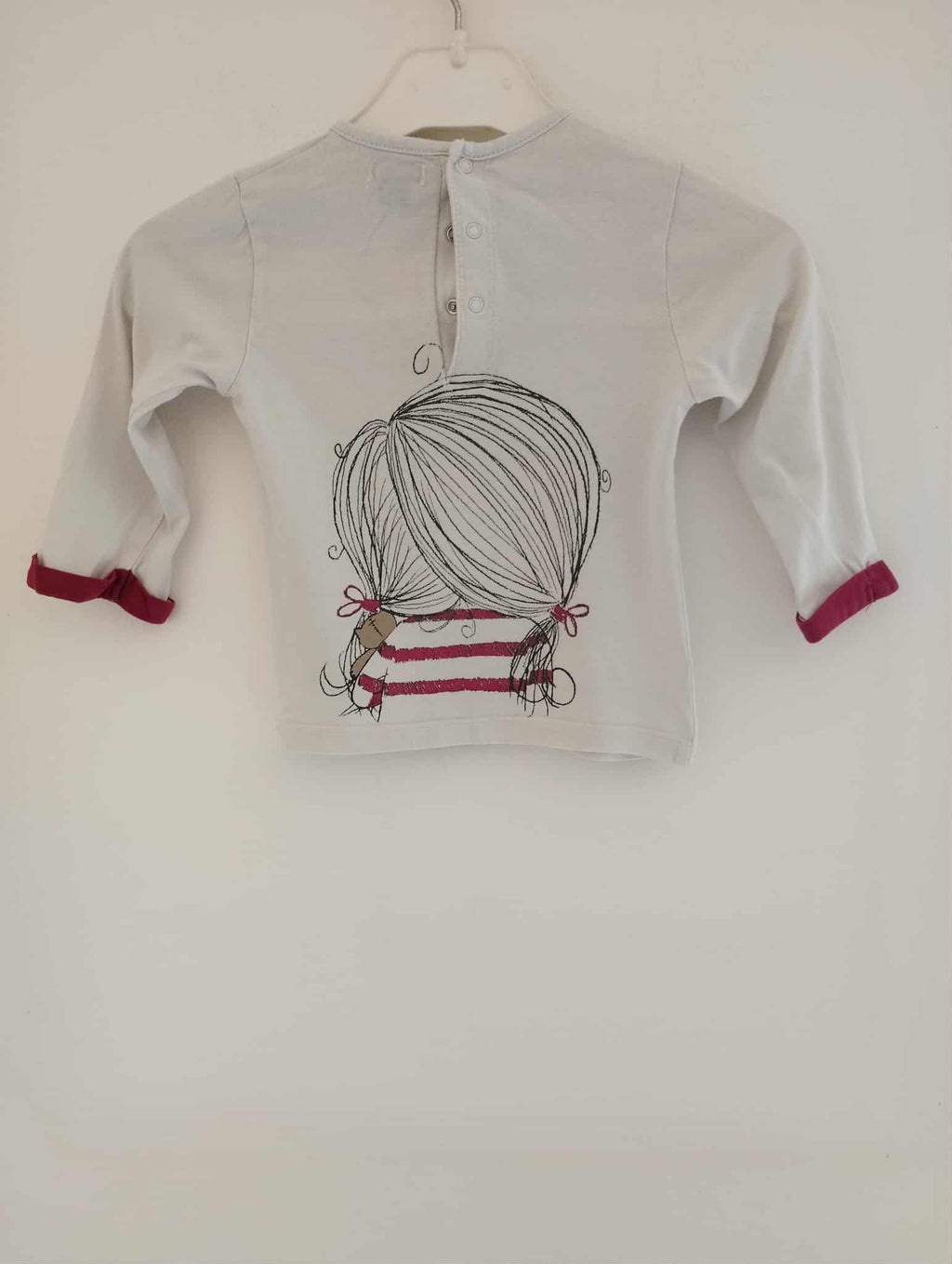 Tee-Shirt Manches Longues "Kiabi" 12 Mois