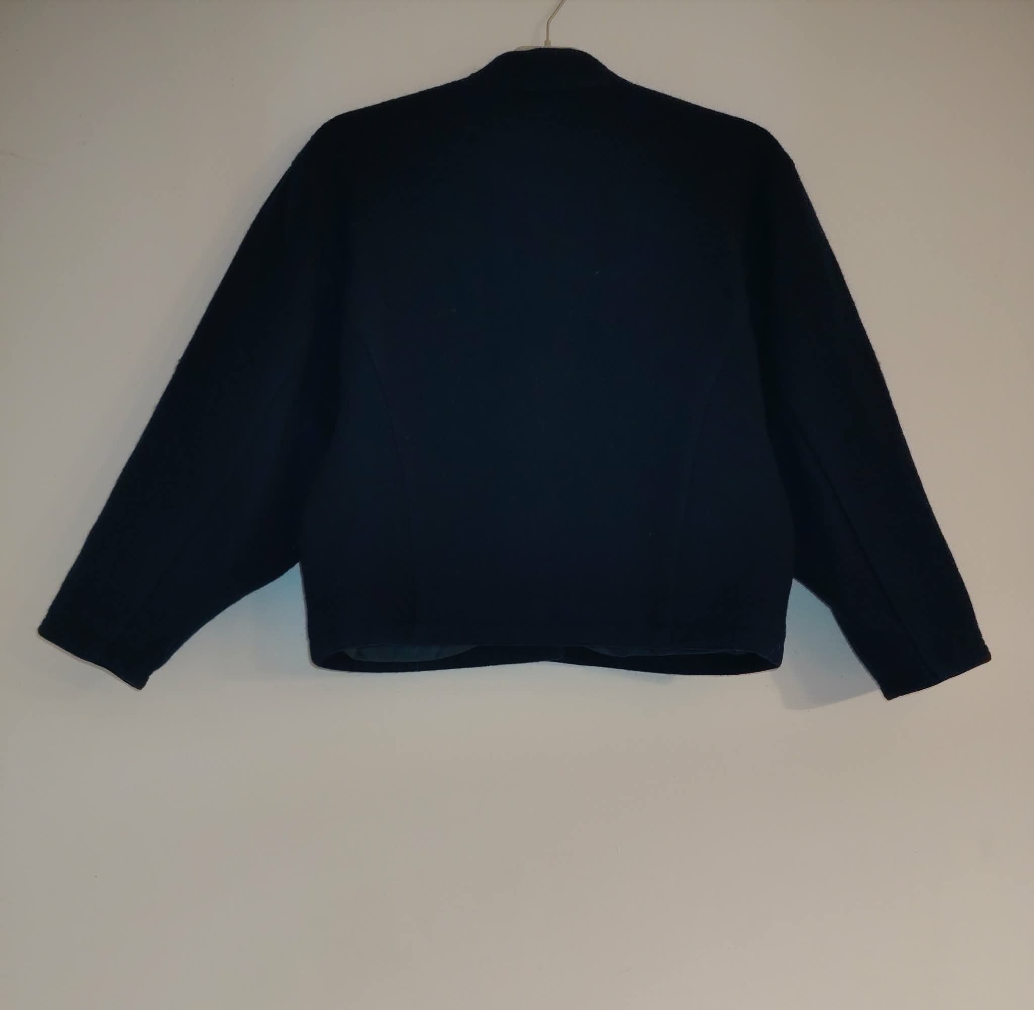 Veste Manches Longues Bleu Marine Vintage " Anastasia" ( François Vianney ) 36/S
