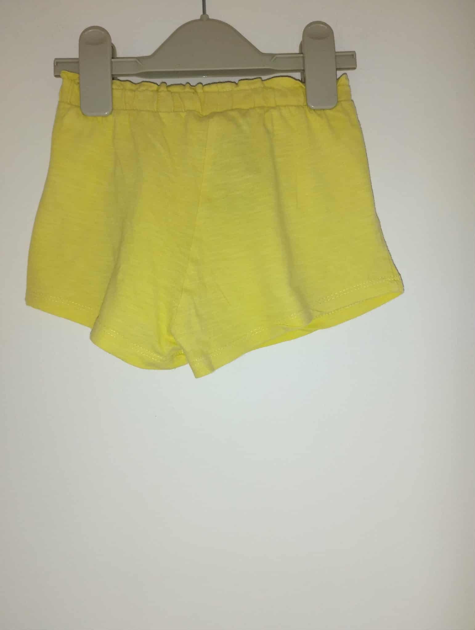 Short Jaune "Disney Mickey" 3/4 Ans