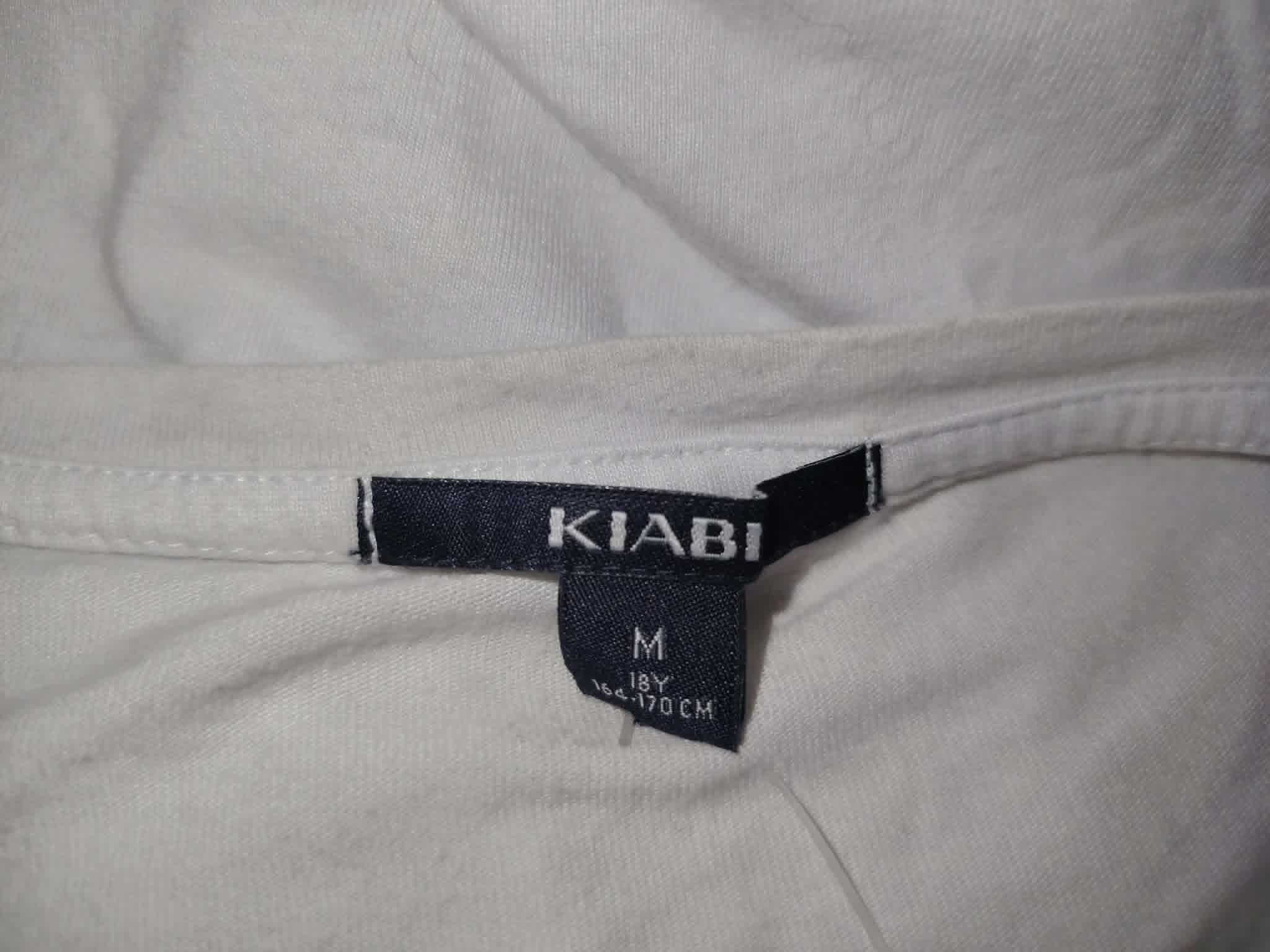Tee-Shirt Blanc Manches Longues "Kiabi" 18 ans/164-170cm/M