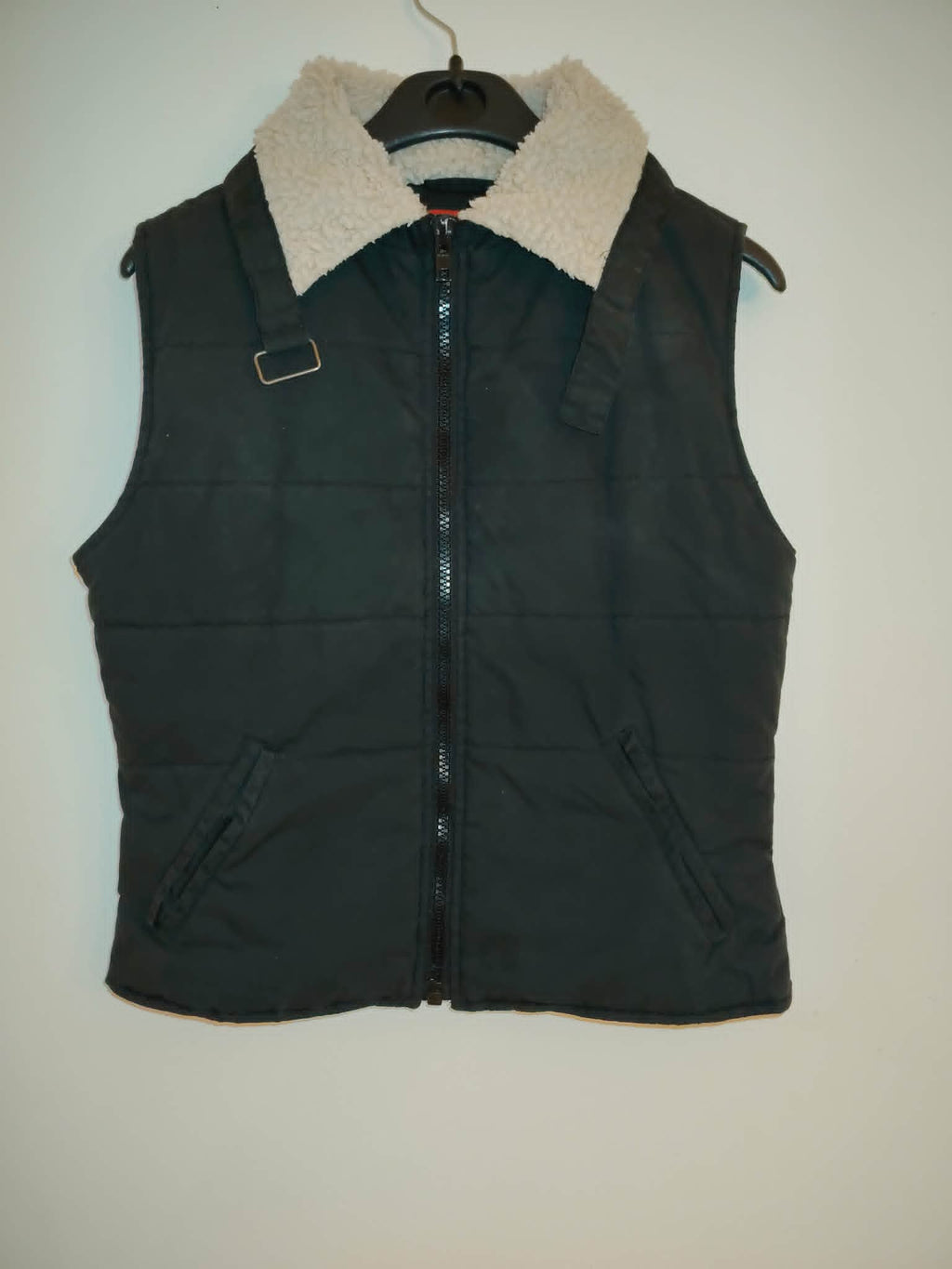 Veste Sans Manches Matelassée Noir " Jennyfer " 36/S