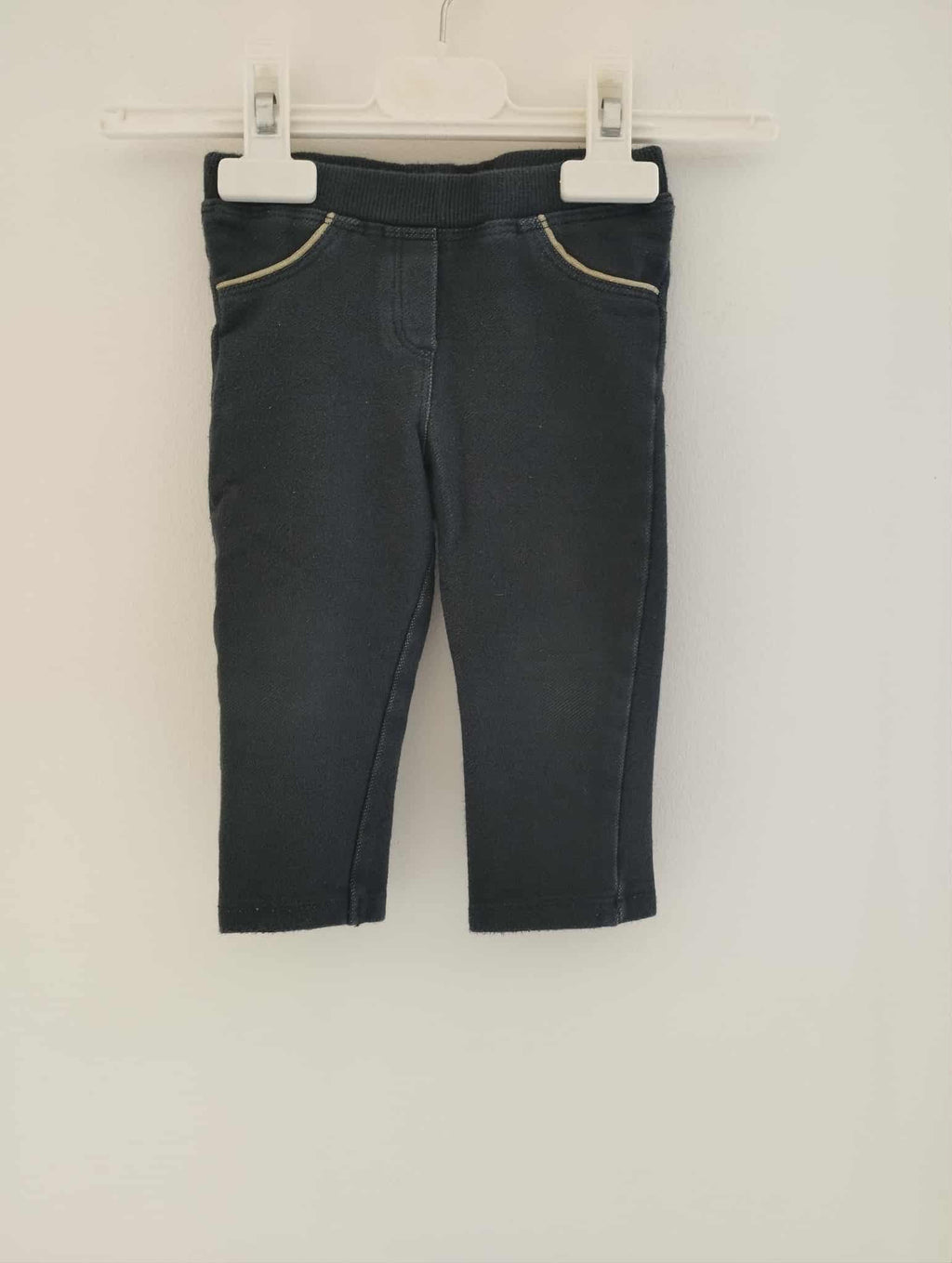 Jogging Basic Bleu Marine "Grain de Blé" 12 Mois