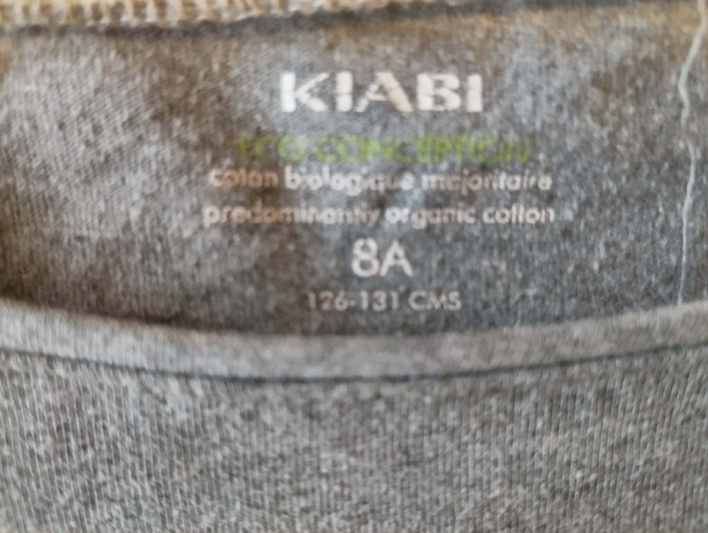 Tee-Shirt Manches Longues "Kiabi" 8 Ans