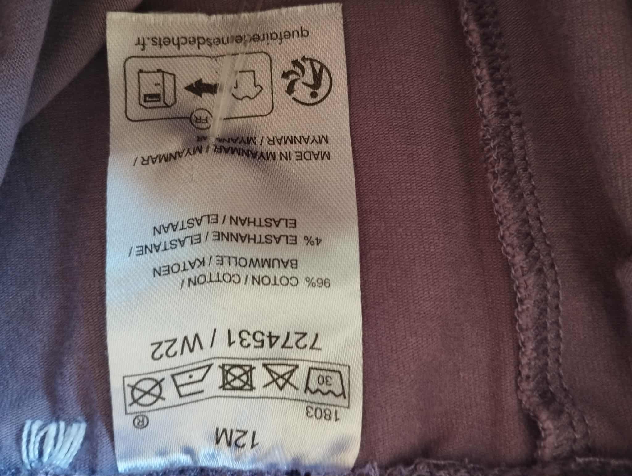 Legging Violet 12 Mois
