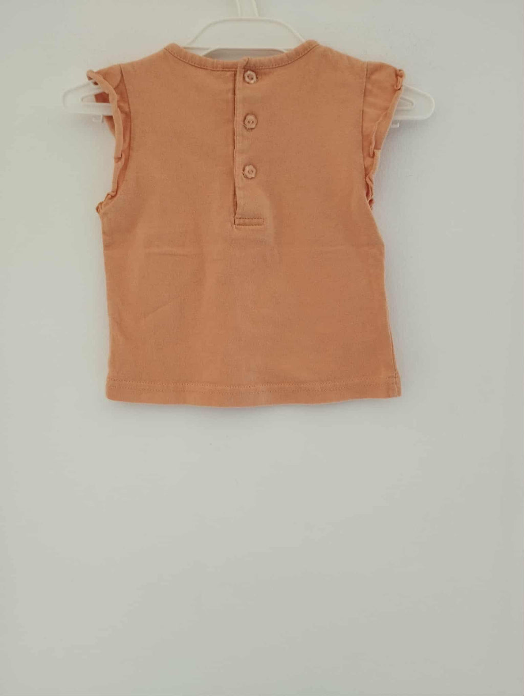 Débardeur Basic Manches Volants 12 Mois