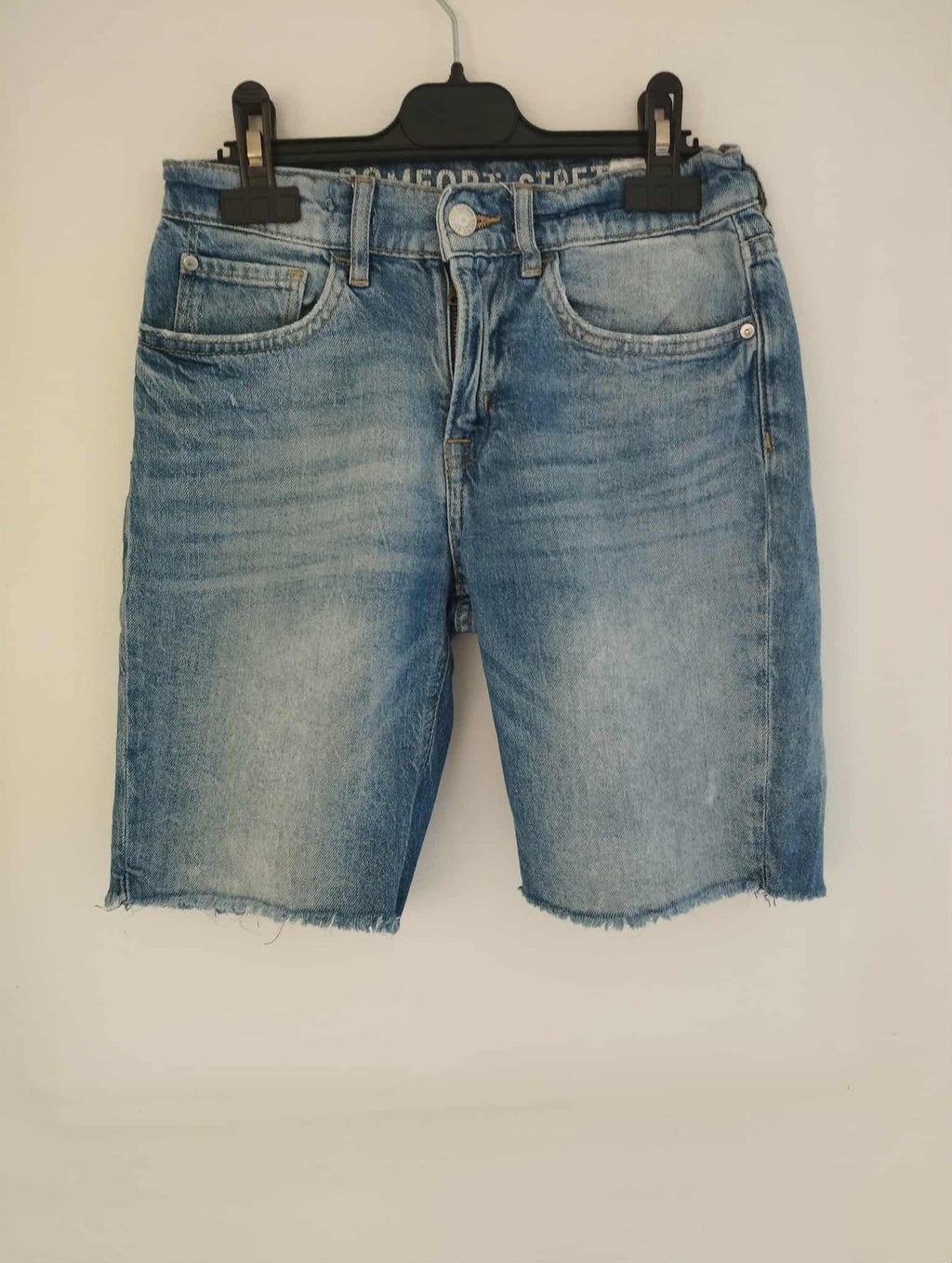 Pantacourt Jean Bleu Clair "Comfort Stretch" 10 Ans