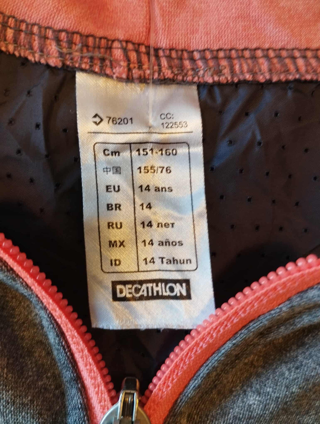 Veste de Sport "Domyos" 14 Ans