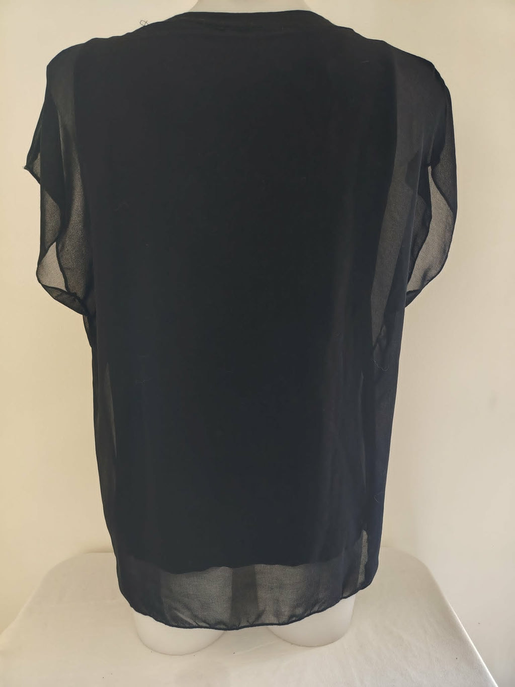 Tee-Shirt Noir Manches Courtes "U Collection" 40/M