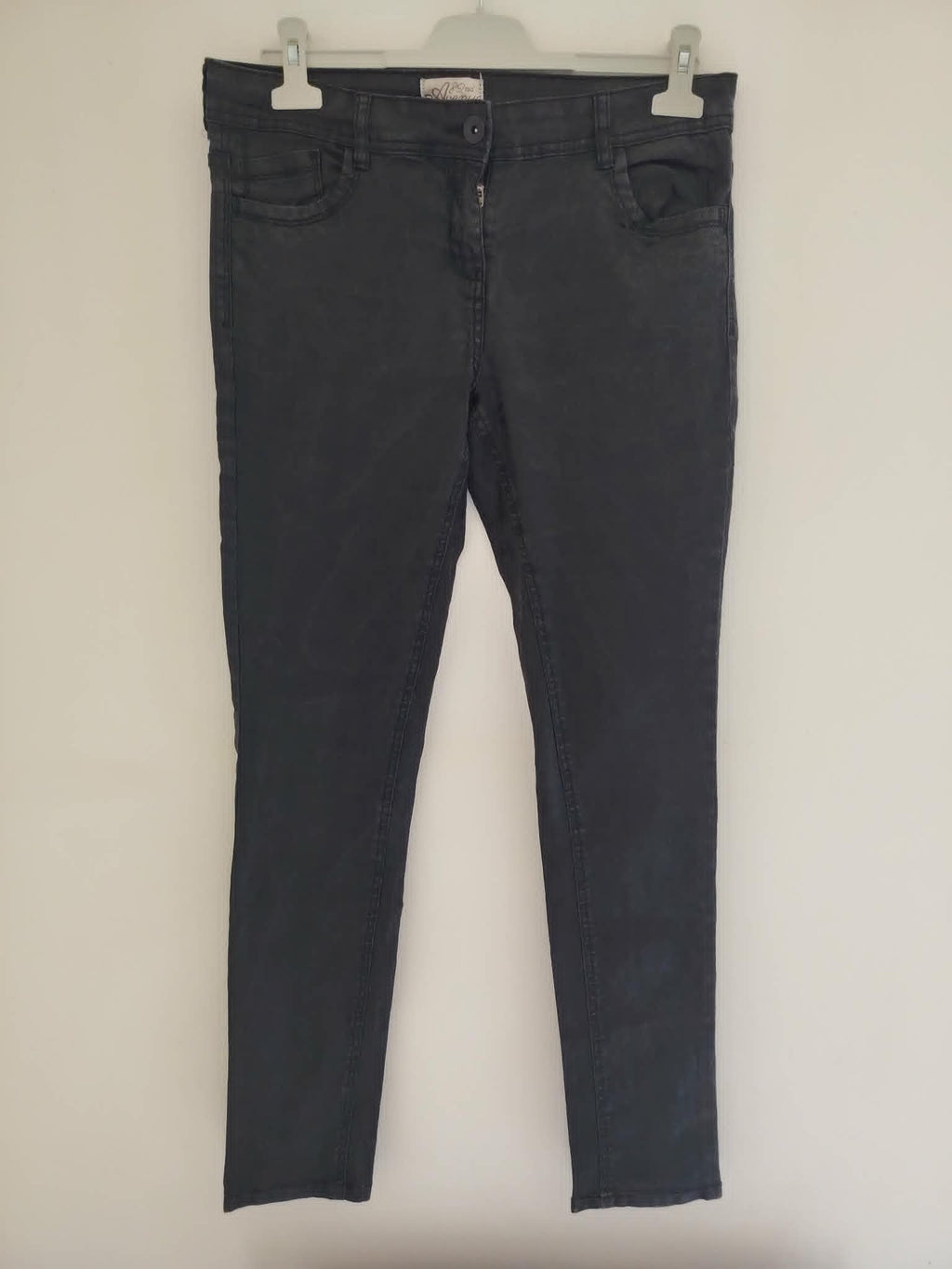Jean Slim Noir Effet Serpent  "82 nd Avenue" 38/M