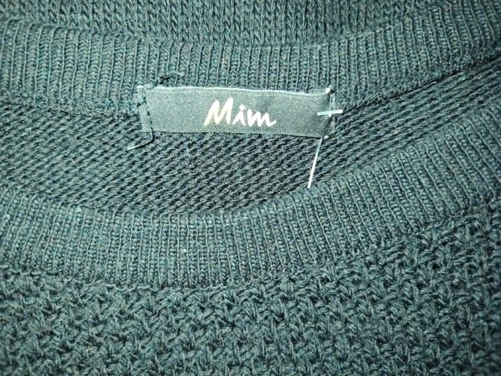 Pull en Maille Noir " Mim " 36/S