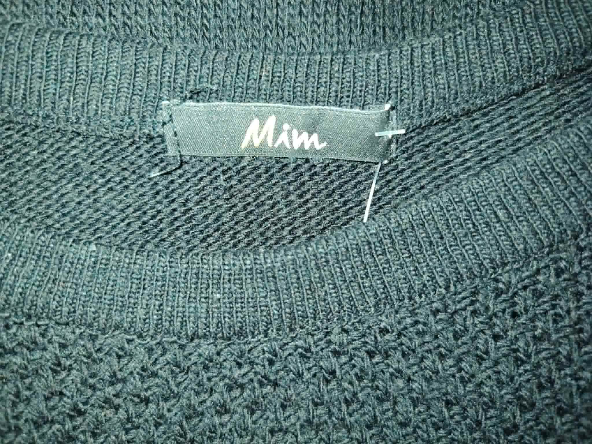 Pull en Maille Noir " Mim " 36/S