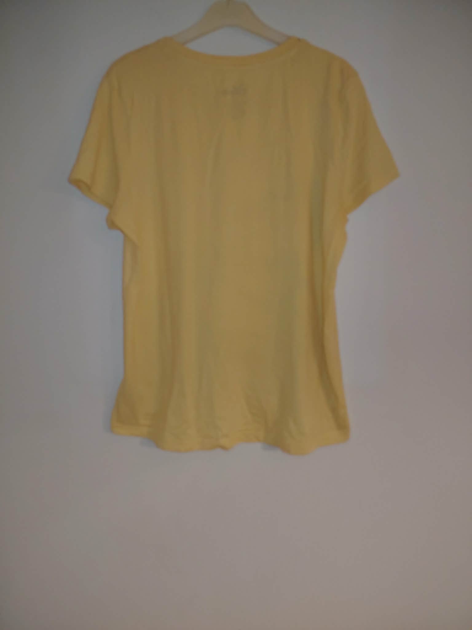 Tee-Shirt Manches Courtes Jaune "Disney" 36/S