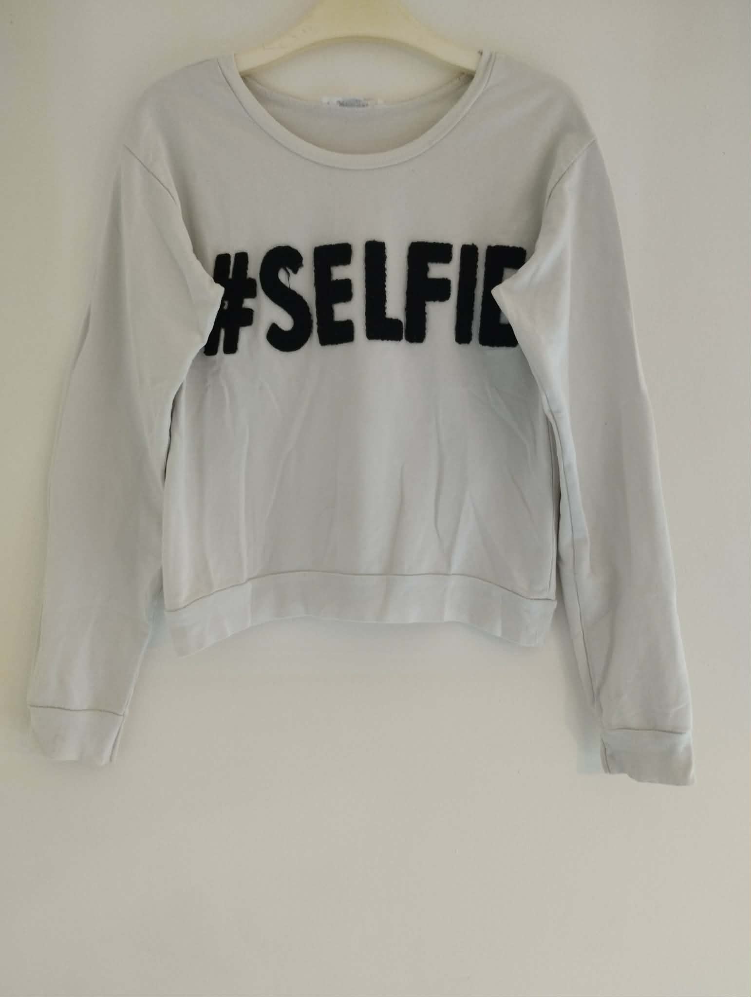 Sweat Blanc "Jennyfer" Taille 34/XS