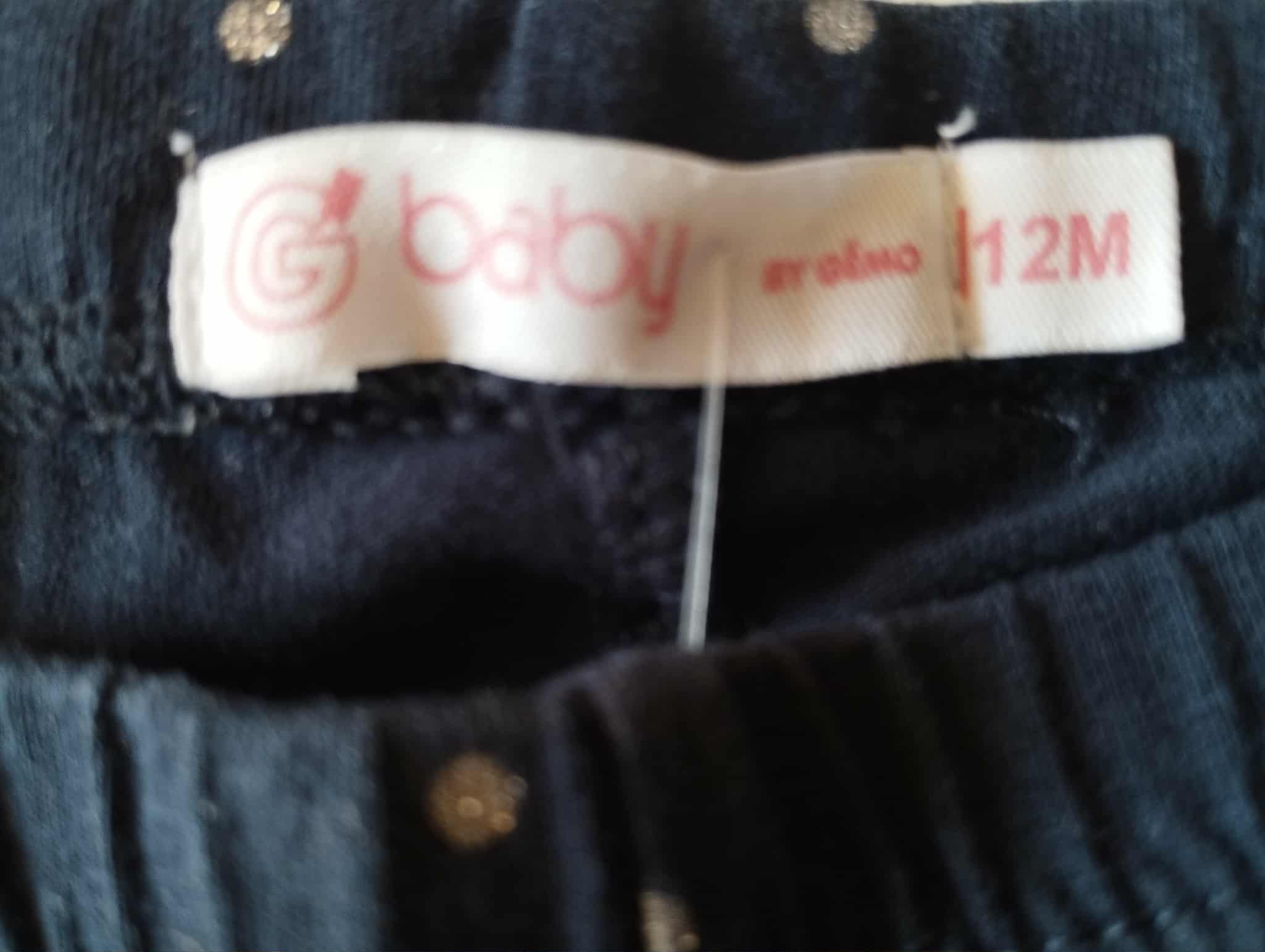 Pantacourt Legging Bleu Marine "Gémo" 12 Mois