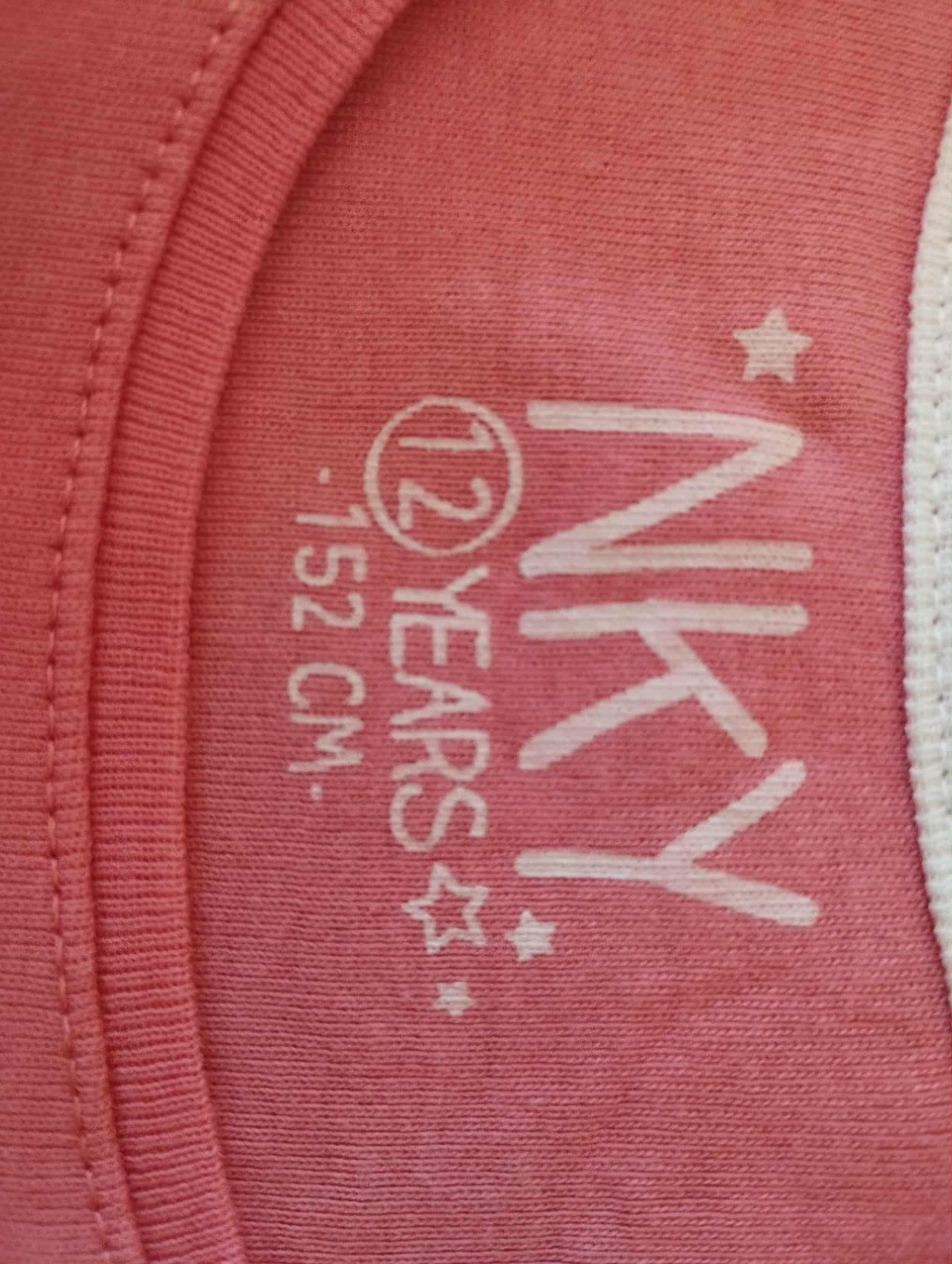 Débardeur Rose Saumon "NKY" 12 Ans