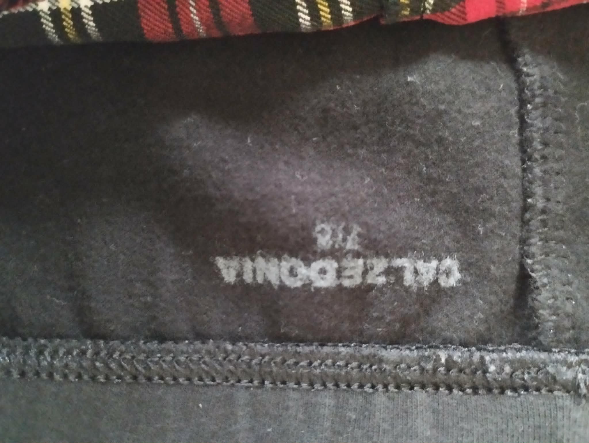 Legging Noir et Ecossais "Calzedonia" 7/8 Ans