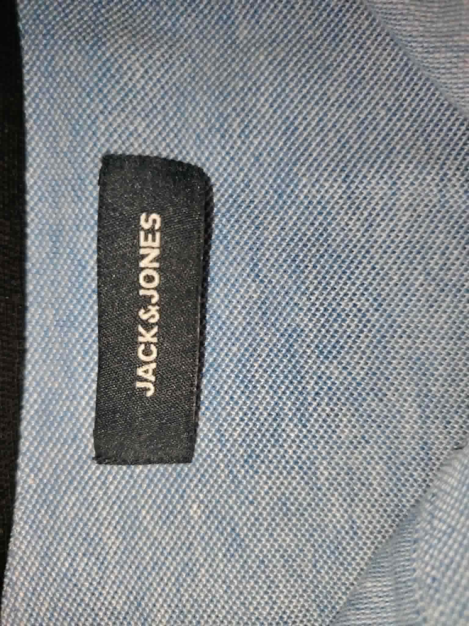 Polo Manches Courtes Bleu "Jack & Jones" 36/S