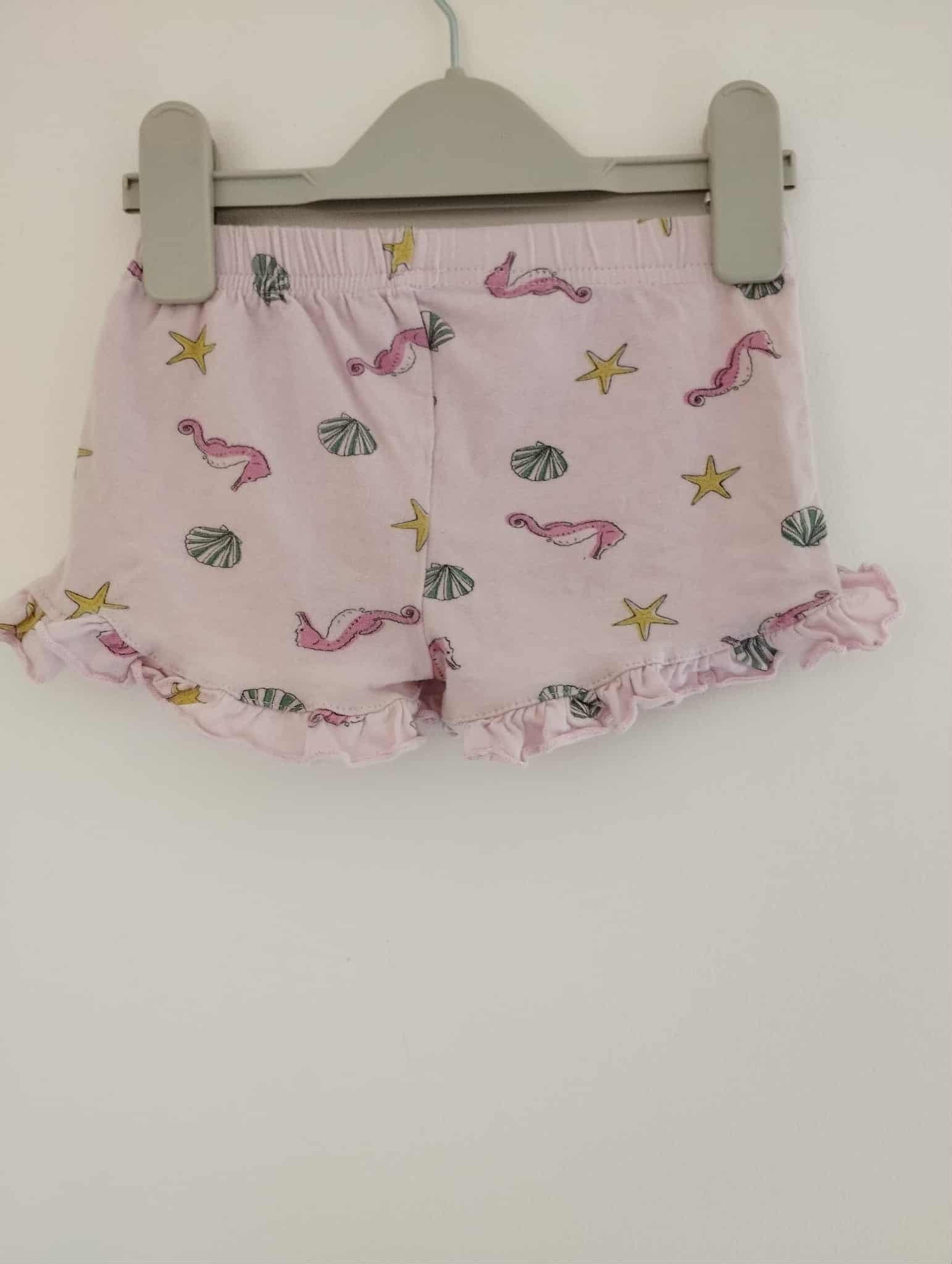 Short Fluide Rose Pâle 18 Mois