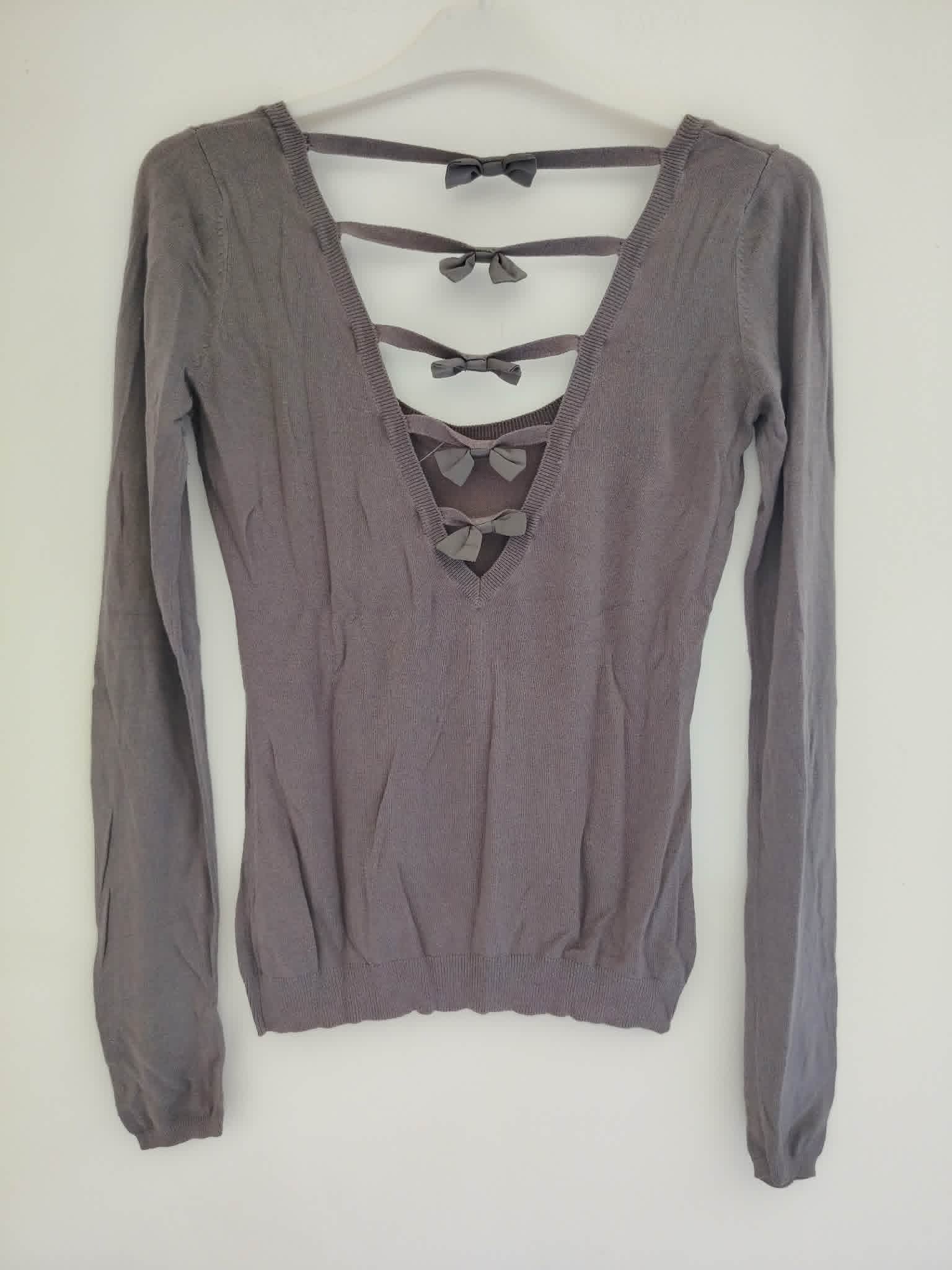 Tee-Shirt Manches Longues Marron Clair S/M