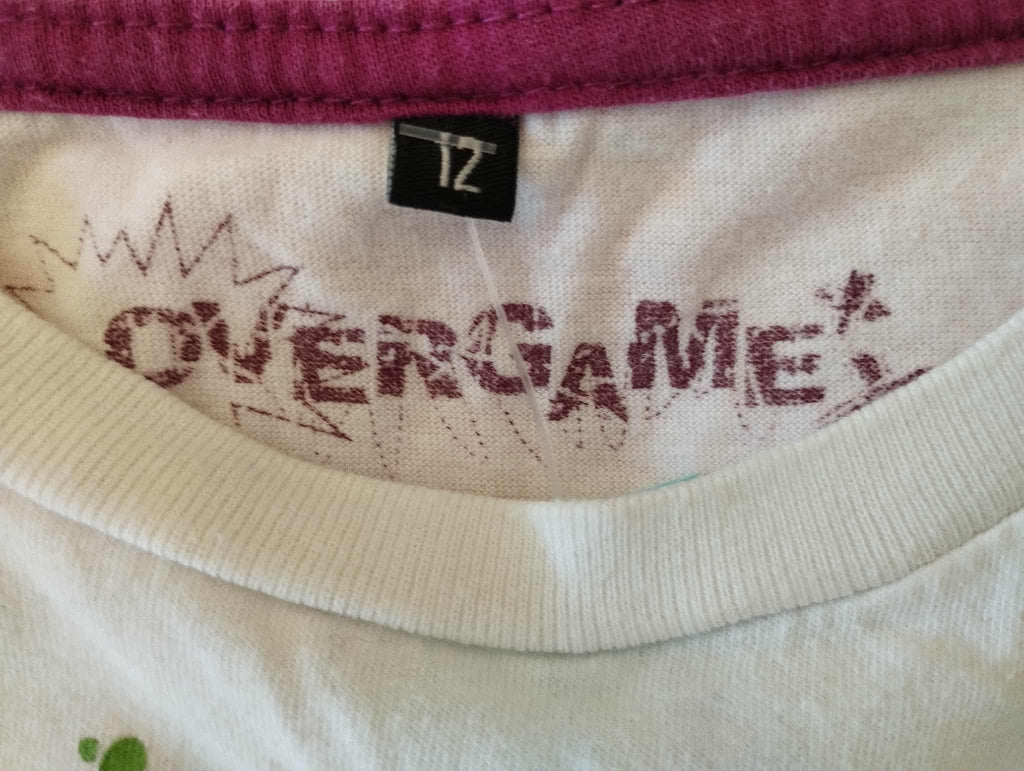 Tee-Shirt Manches Courtes "OverGame" 12 Ans