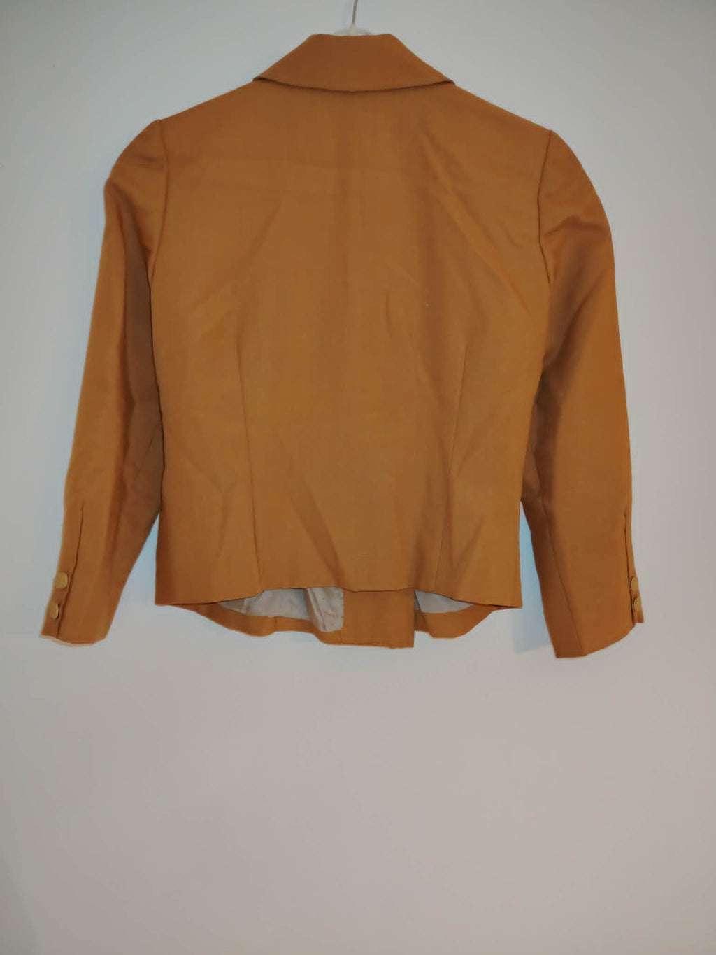 Ensemble Tailleur Moutarde Veste/ Pantalon Droit XS/S